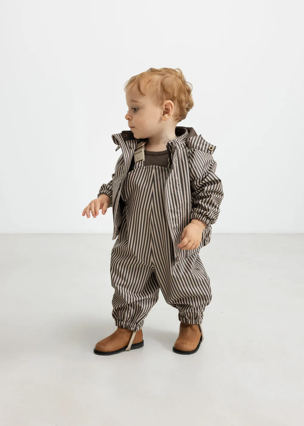 MarMar Oddy Set regnsæt Brown Stripe vandtæt