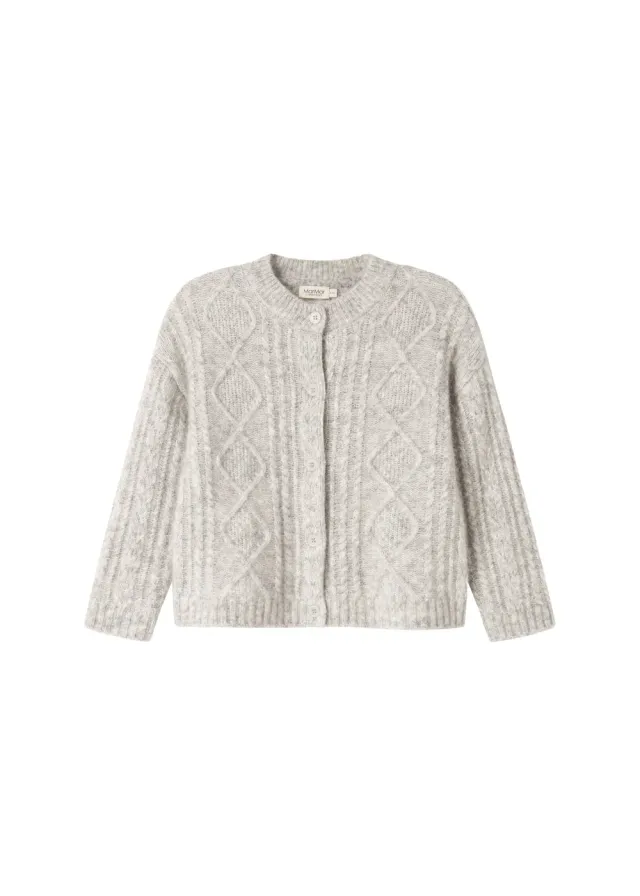 MarMar Tavon strik cardigan Morning Dew Mel. mohair