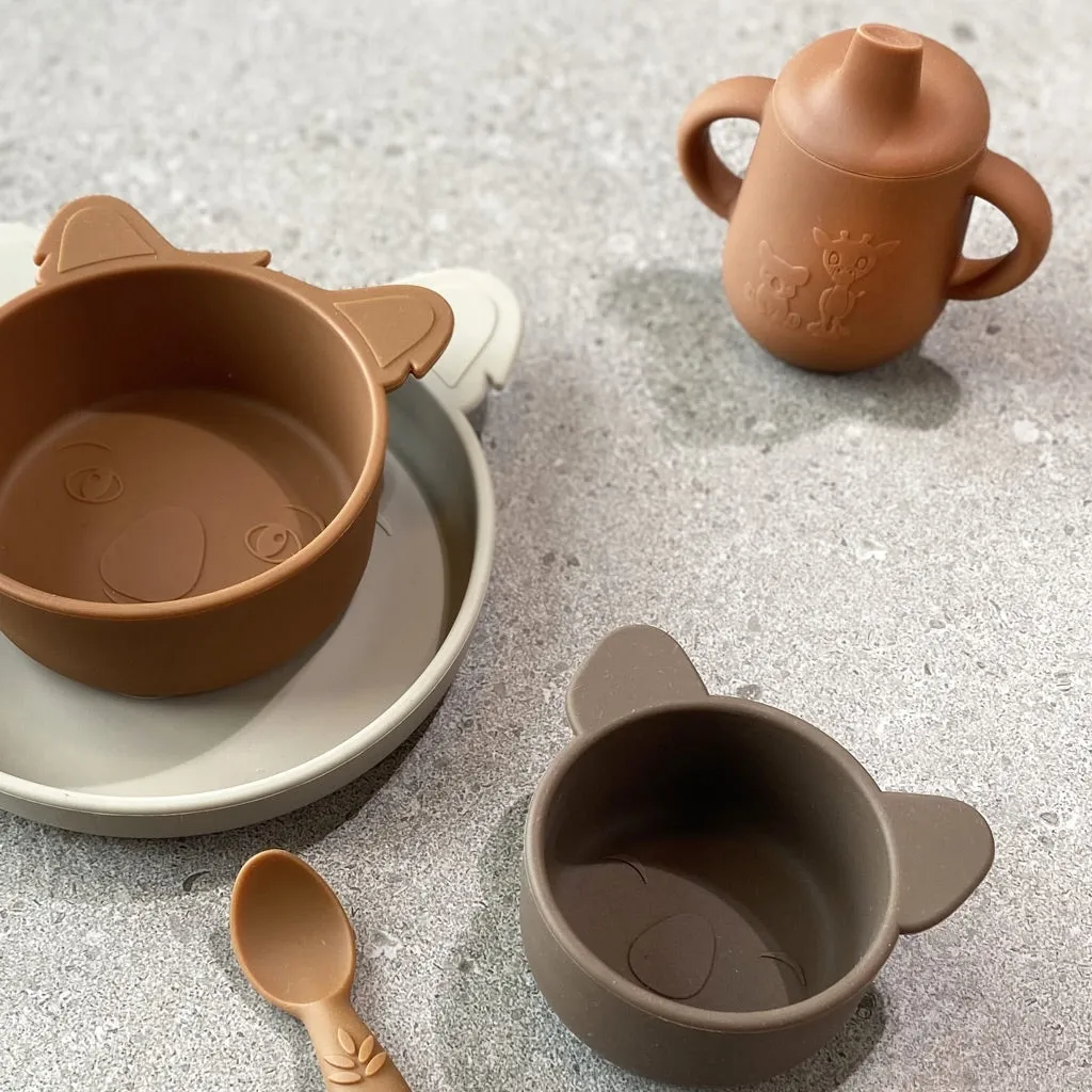 nuuroo Aiko kop med tud Caramel Café silikone