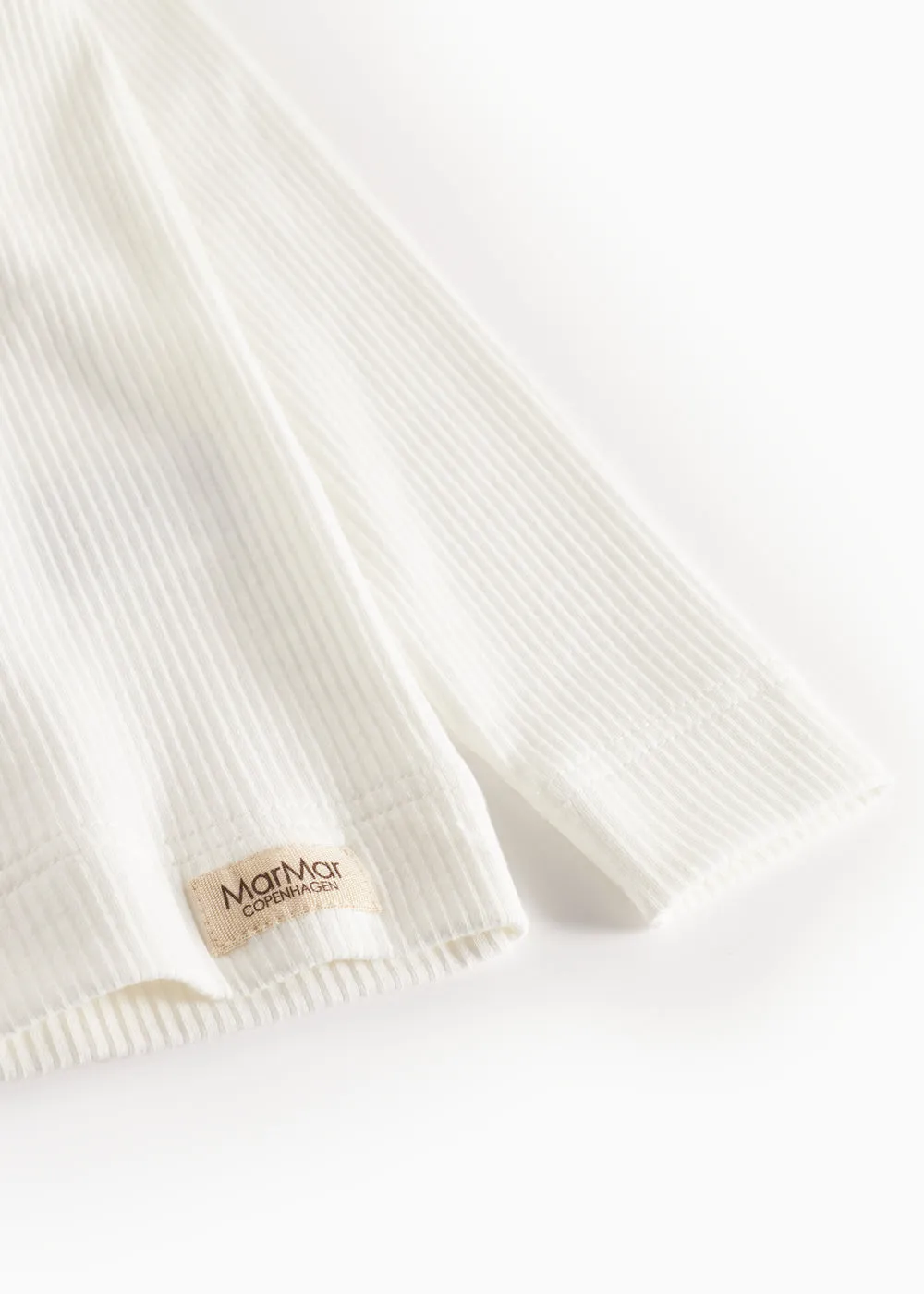 MarMar Plain Tee LS t-shirt Gentle White modal