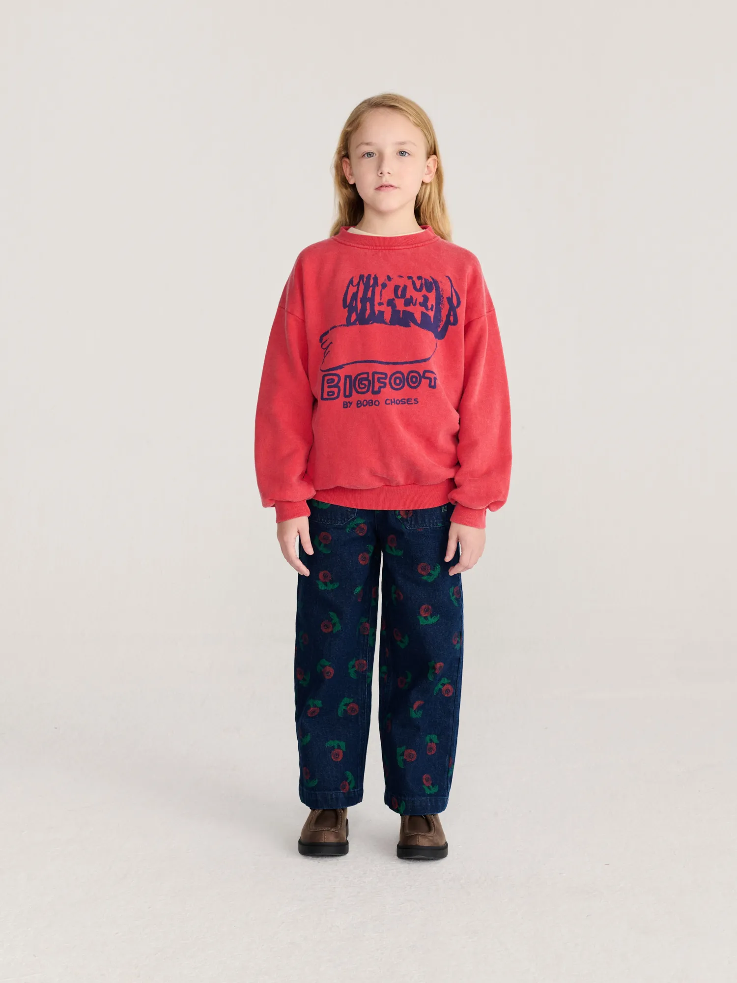 Bobo Choses Bigfoot By BC sweatshirt rød 2-3 år løs