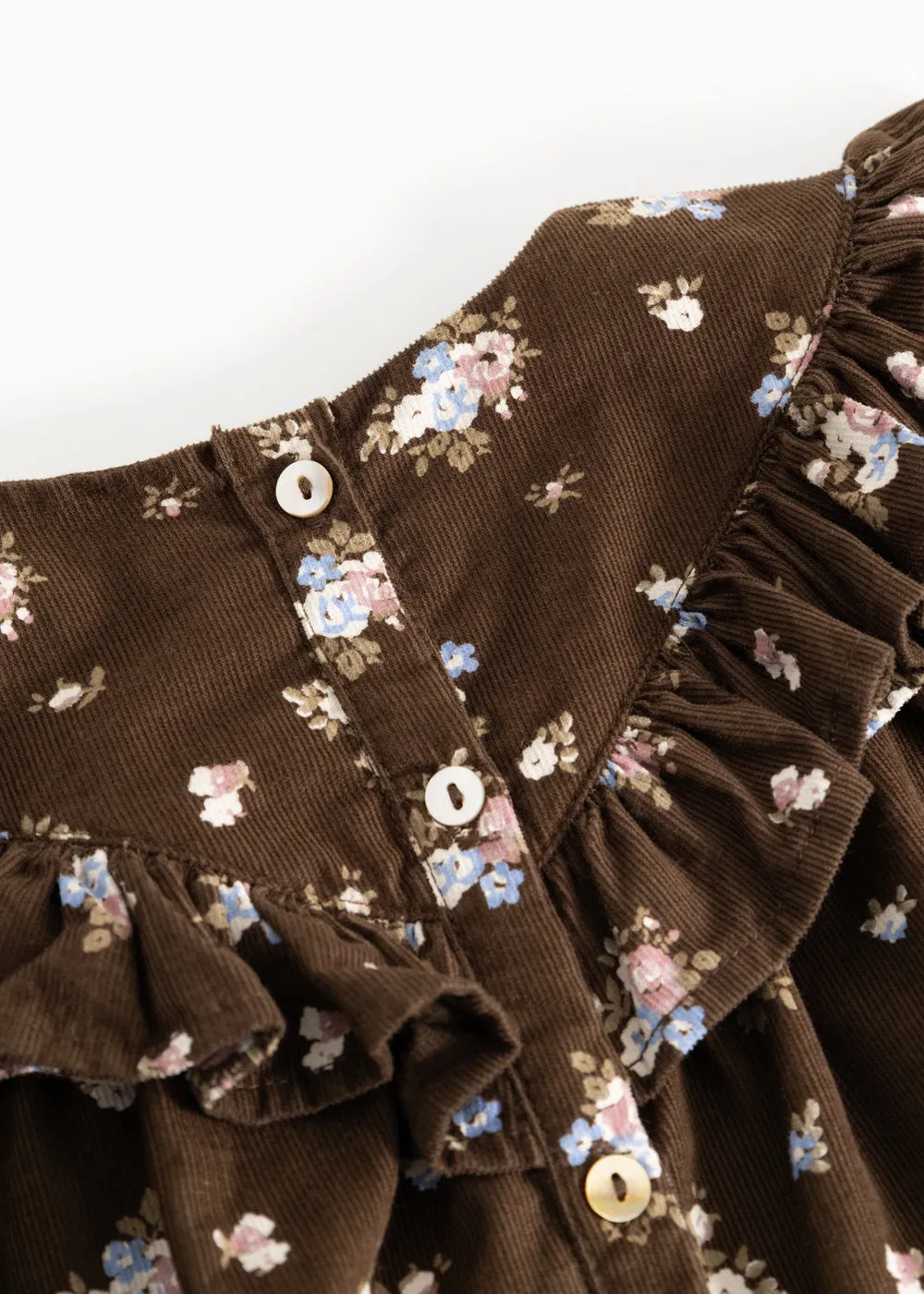 MarMar Tulette bluse Autumn Bouquet fløjl
