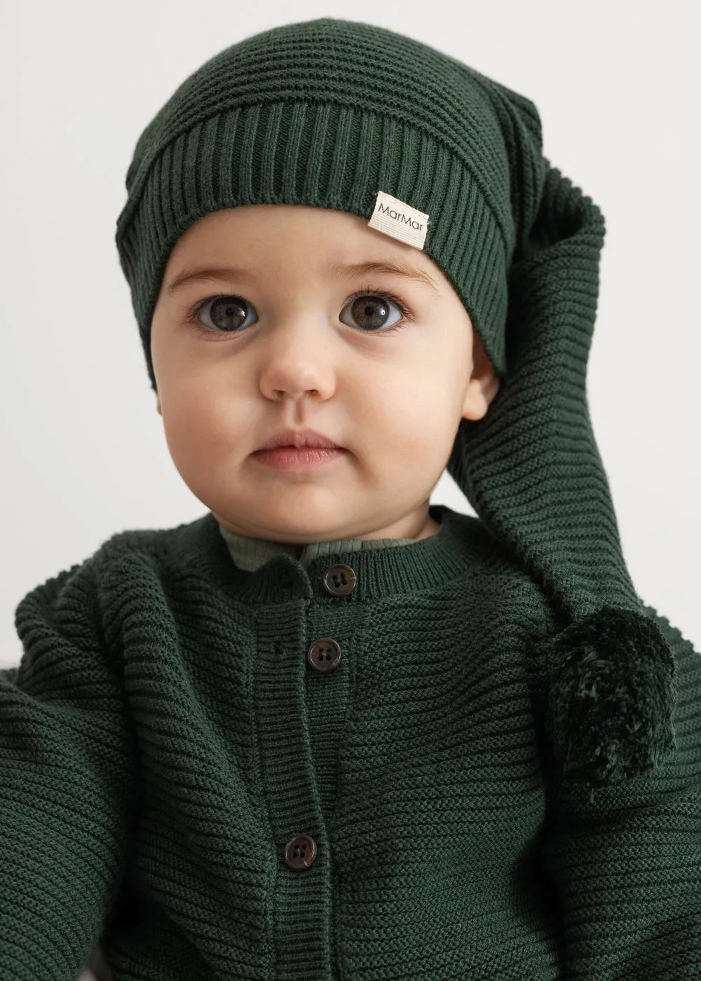 MarMar Taki cardigan Jungle Green strik