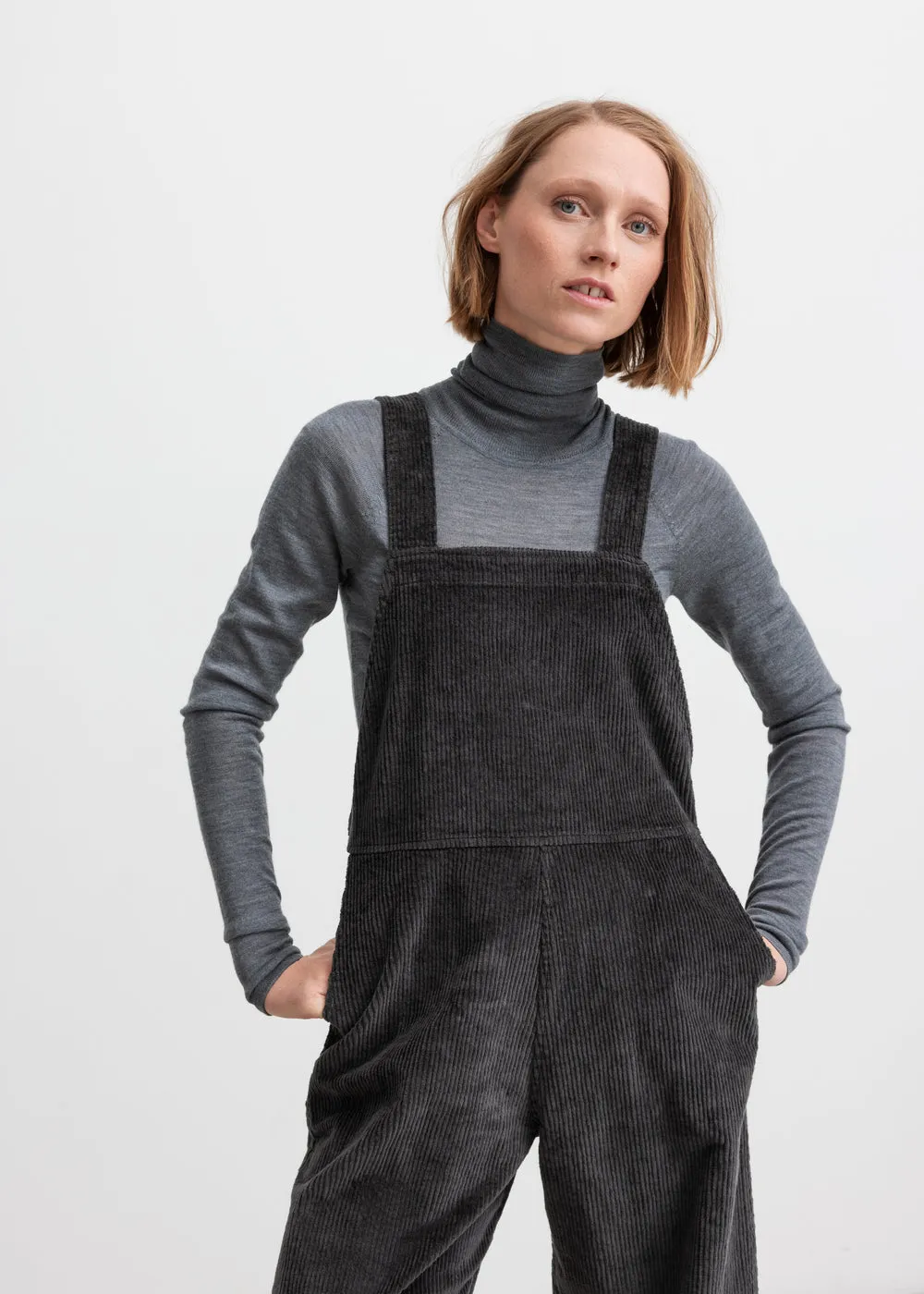 MarMar Copenhagen Trisha W Bluse Mid Grey Melange merinould