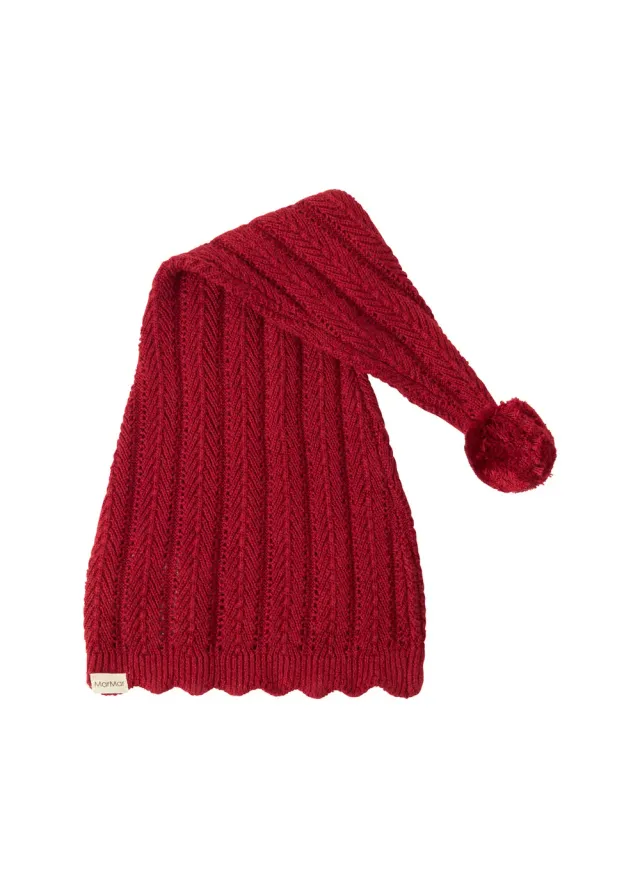 MarMar Alfen nissehue Hibiscus Red strik