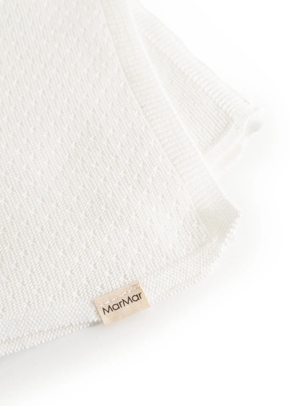 MarMar Teddy Cloth nusseklud Gentle White bamse