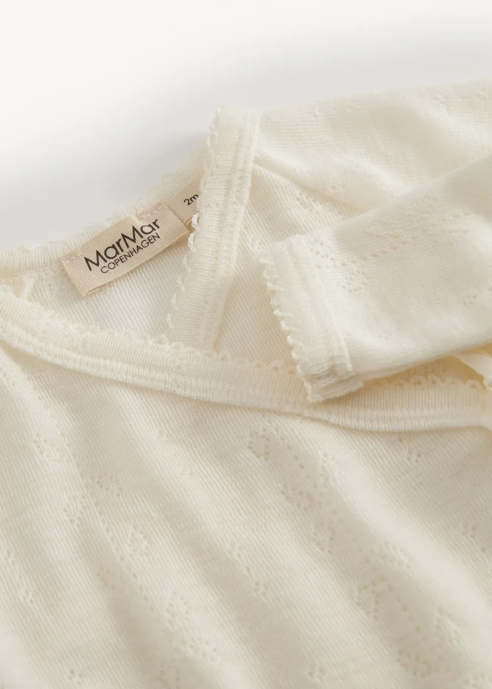 MarMar Tut Wrap LS bluse Natural uld