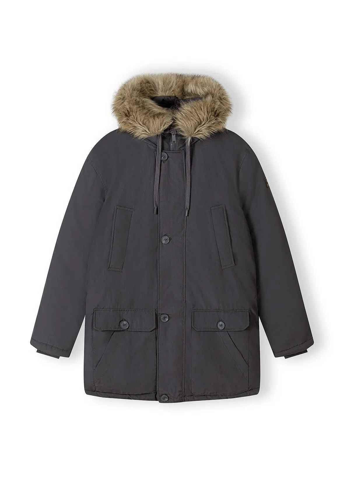 Minoti 39942 herre parka antracit foret