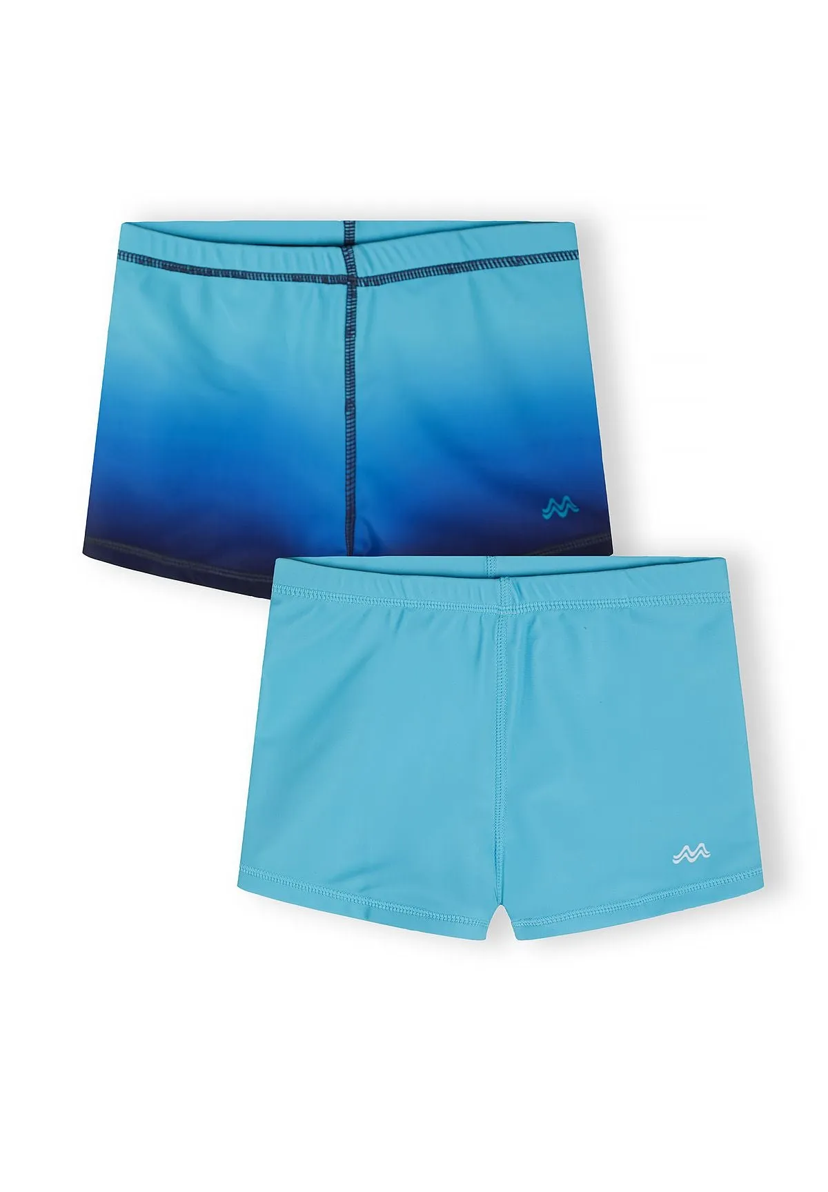 Minoti 44520 badeshorts 2-pak turkis til drenge
