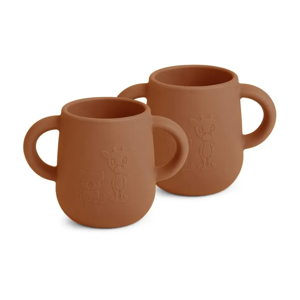 nuuroo Abiola kop 2-pak Caramel Café silikone
