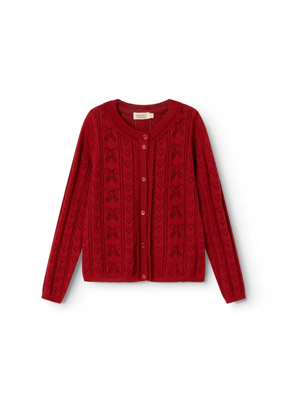 MarMar Tilda cardigan Cherry strik hjerter