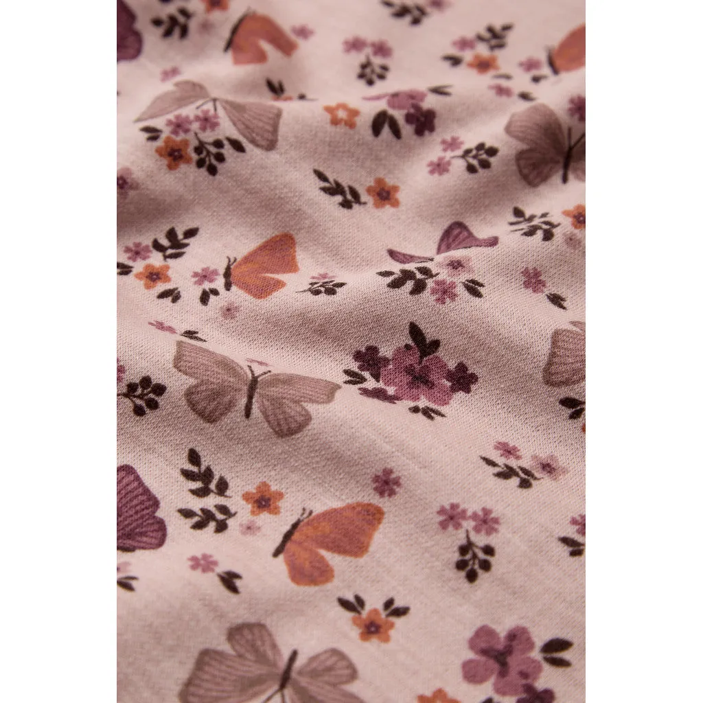 Hust & Claire Awo Butterfly t-shirt Dusty Rose merinould