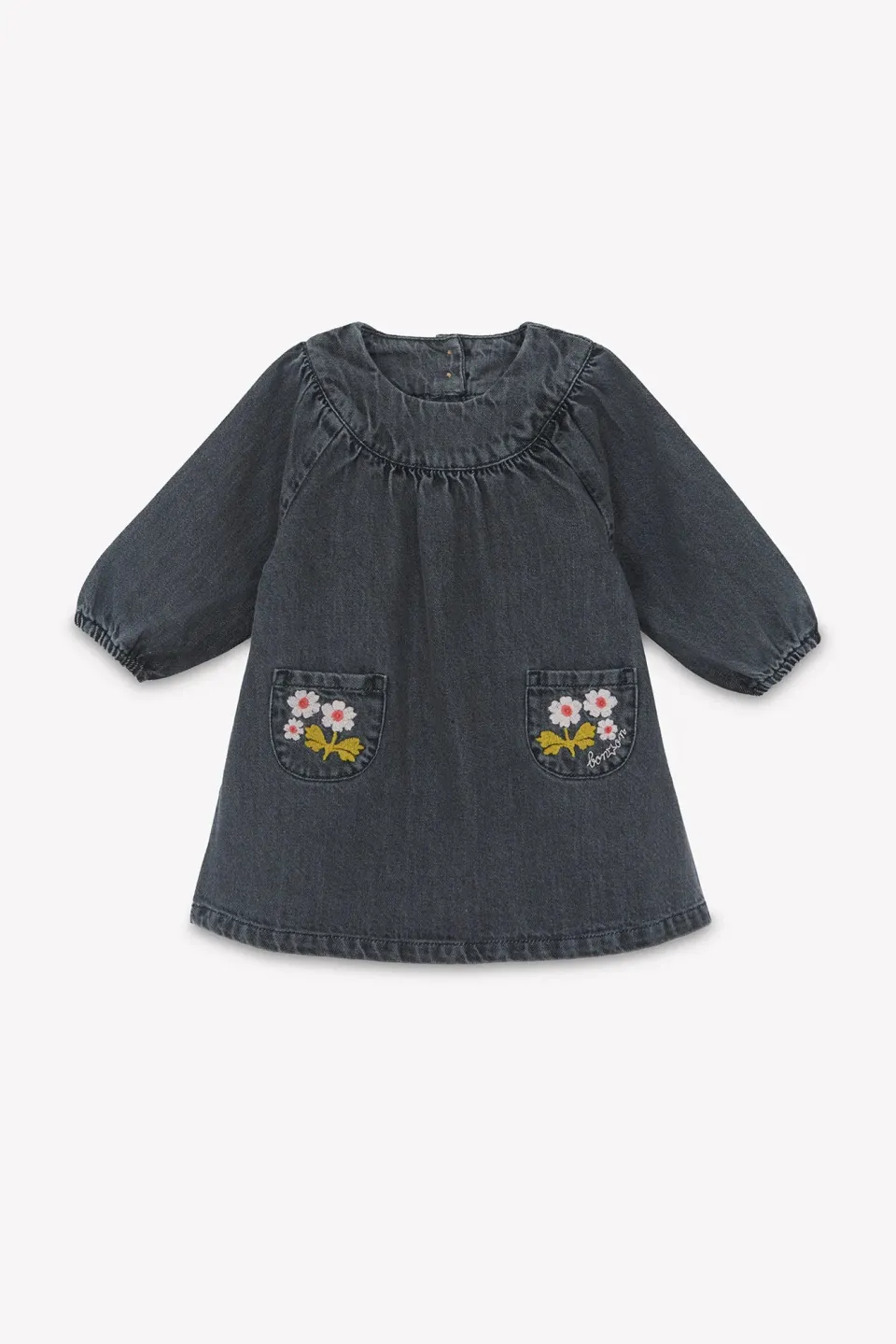 Bonton Mada Denim Gris kjole bomuld grå