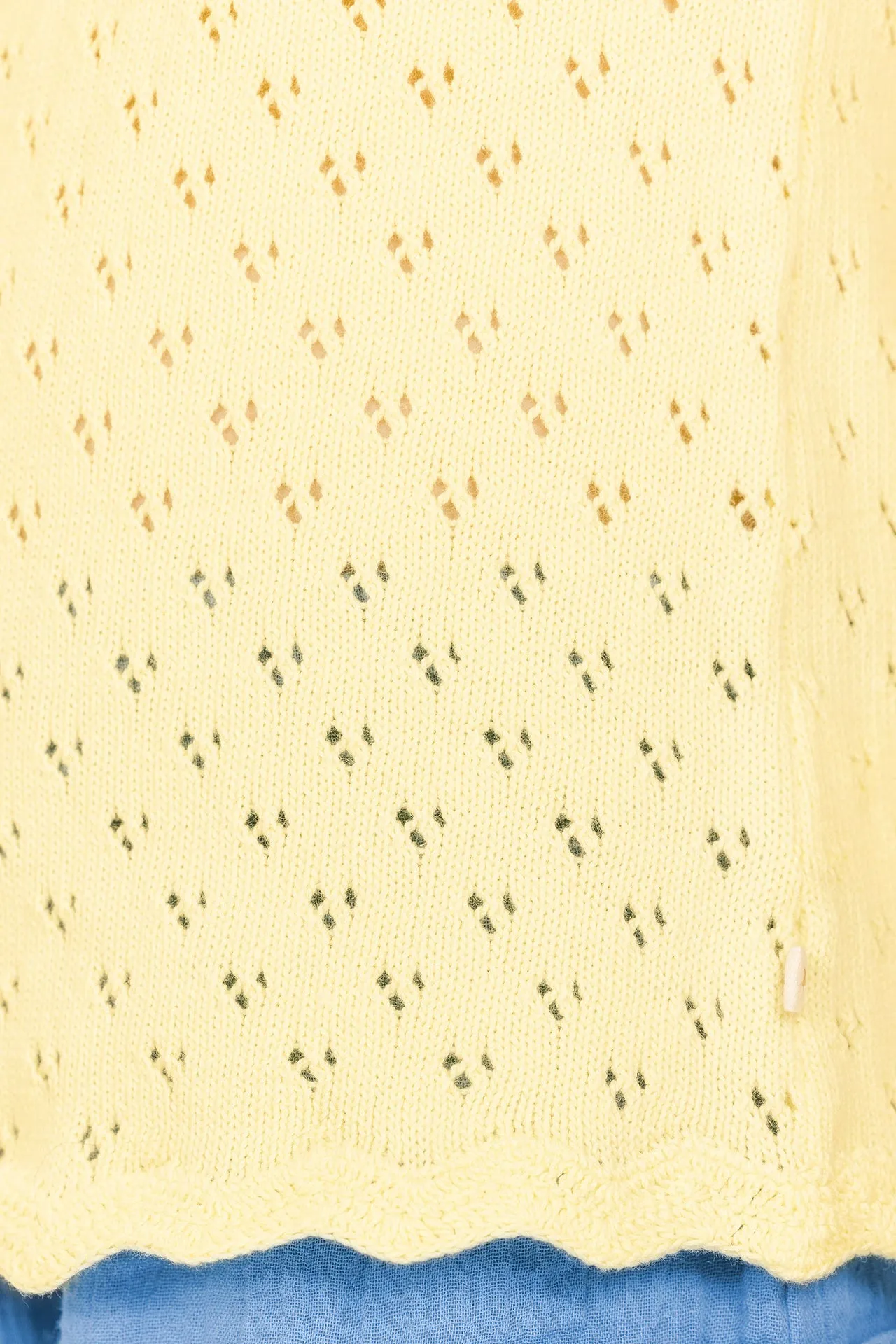 Bonton Noix Jaune top gul bomuld