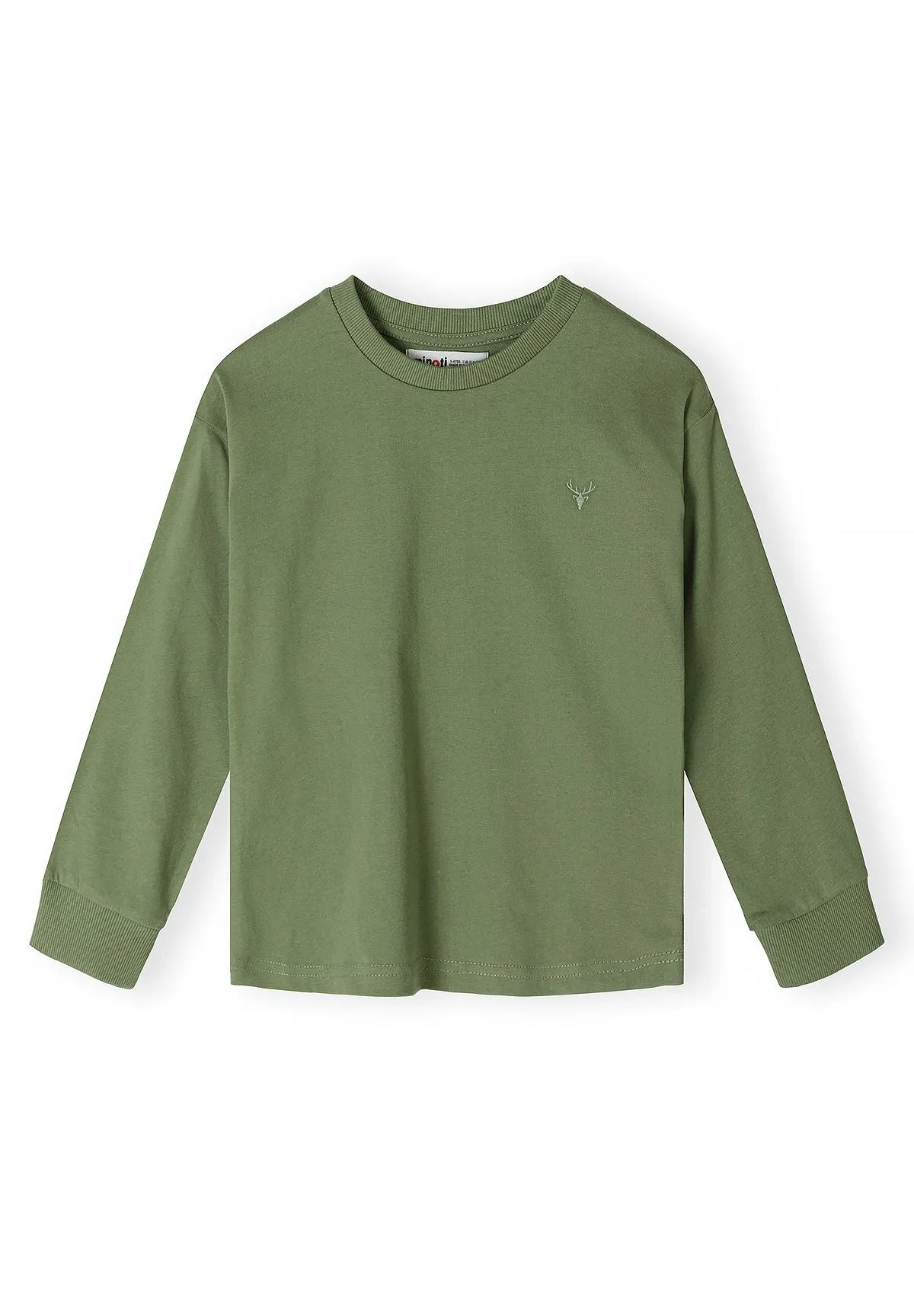 Minoti 45597 langærmet t-shirt 5-pak med hjort