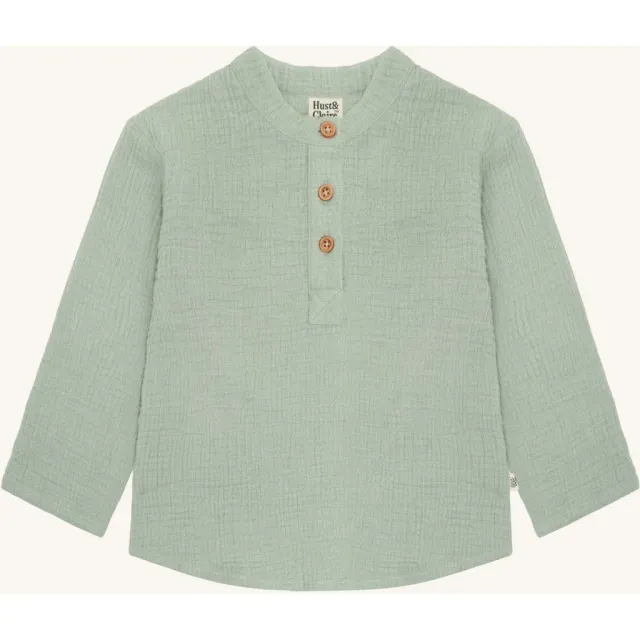 Hust & Claire Rasser Muslin skjorte Iceberg bomuld
