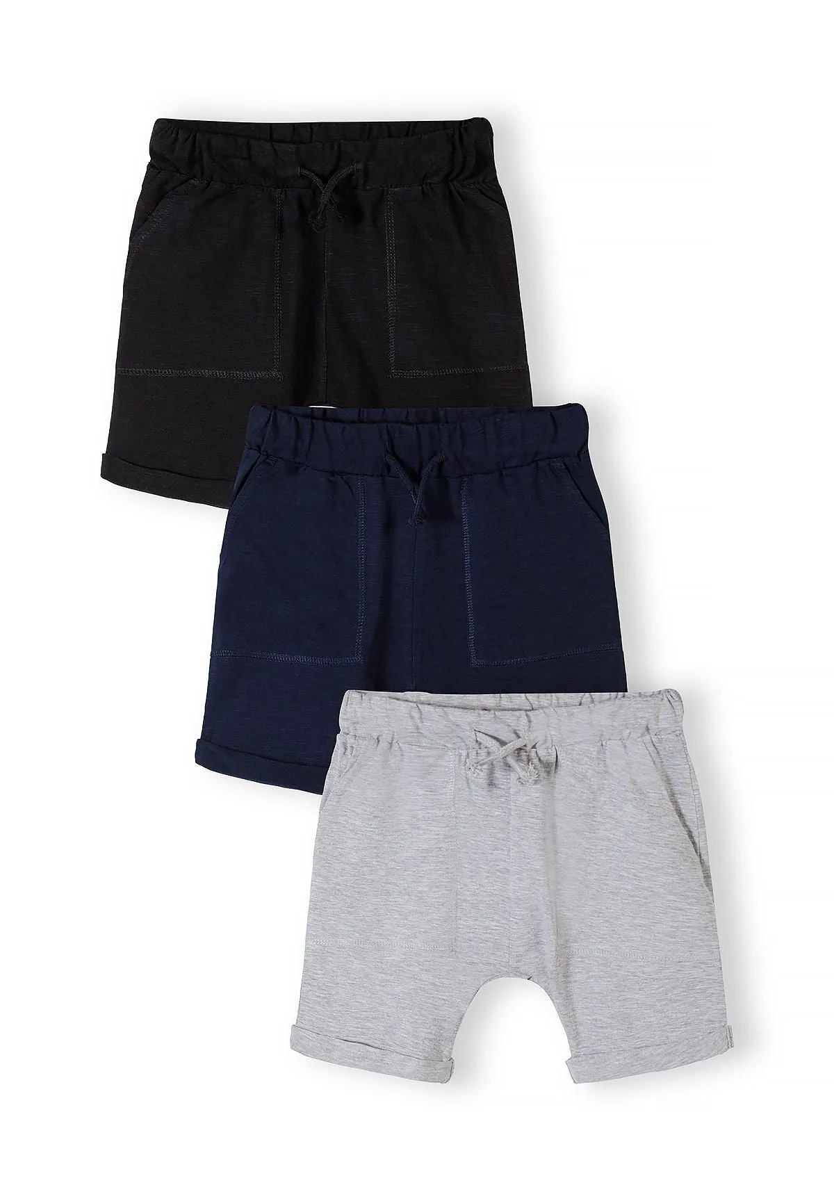 Minoti 44870 shorts jersey 3-pak til drenge