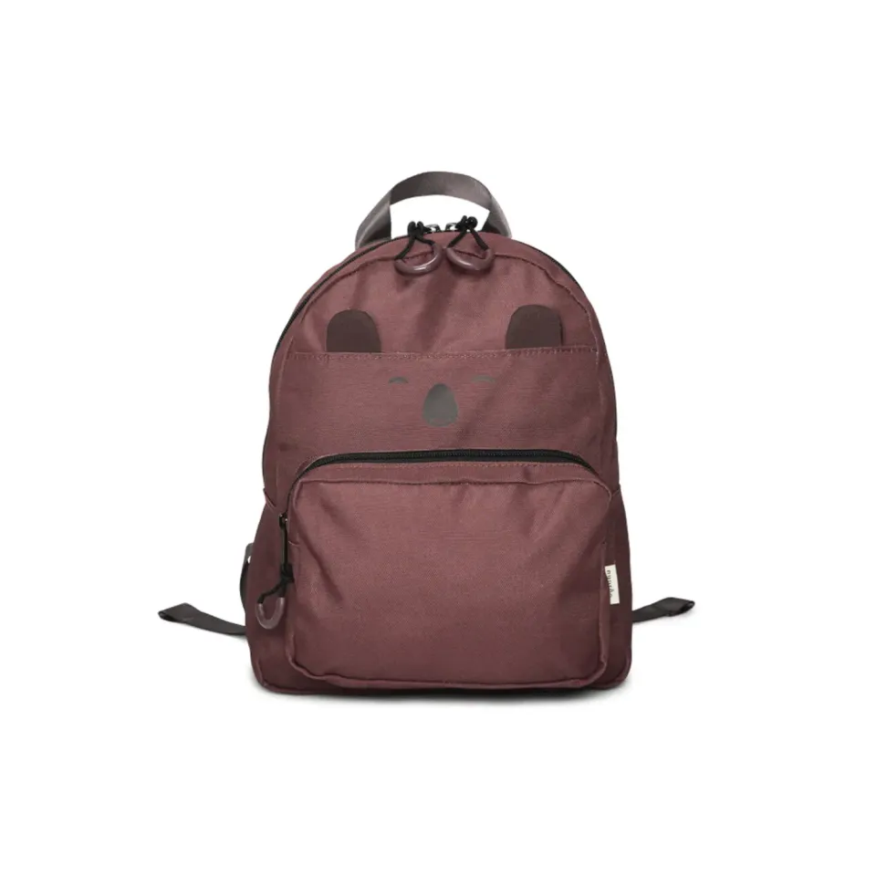 nuuroo Lucas junior rygsæk Mahogany genbrugspolyester