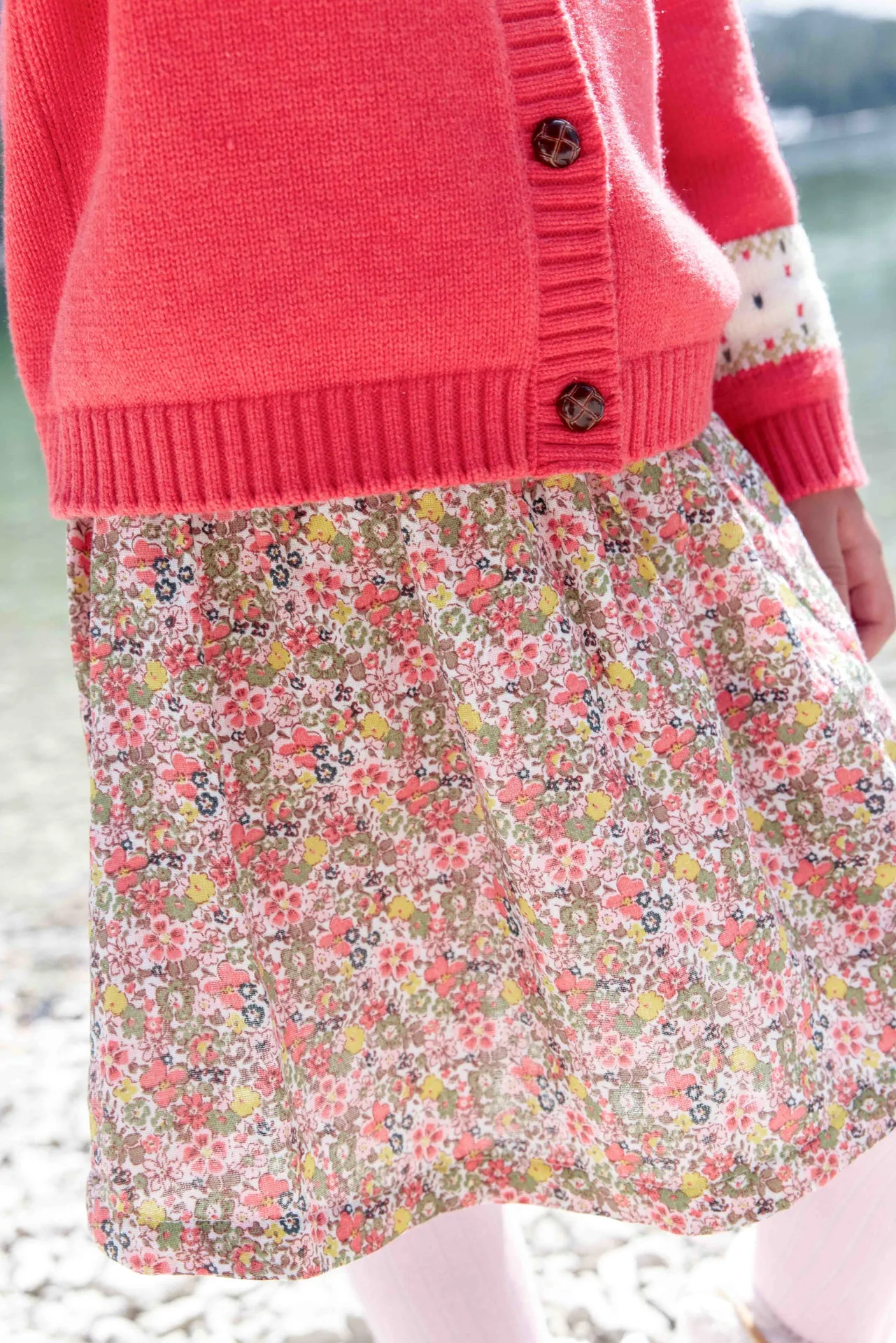 Bonton Lisea nederdel meadow blomstret bomuld