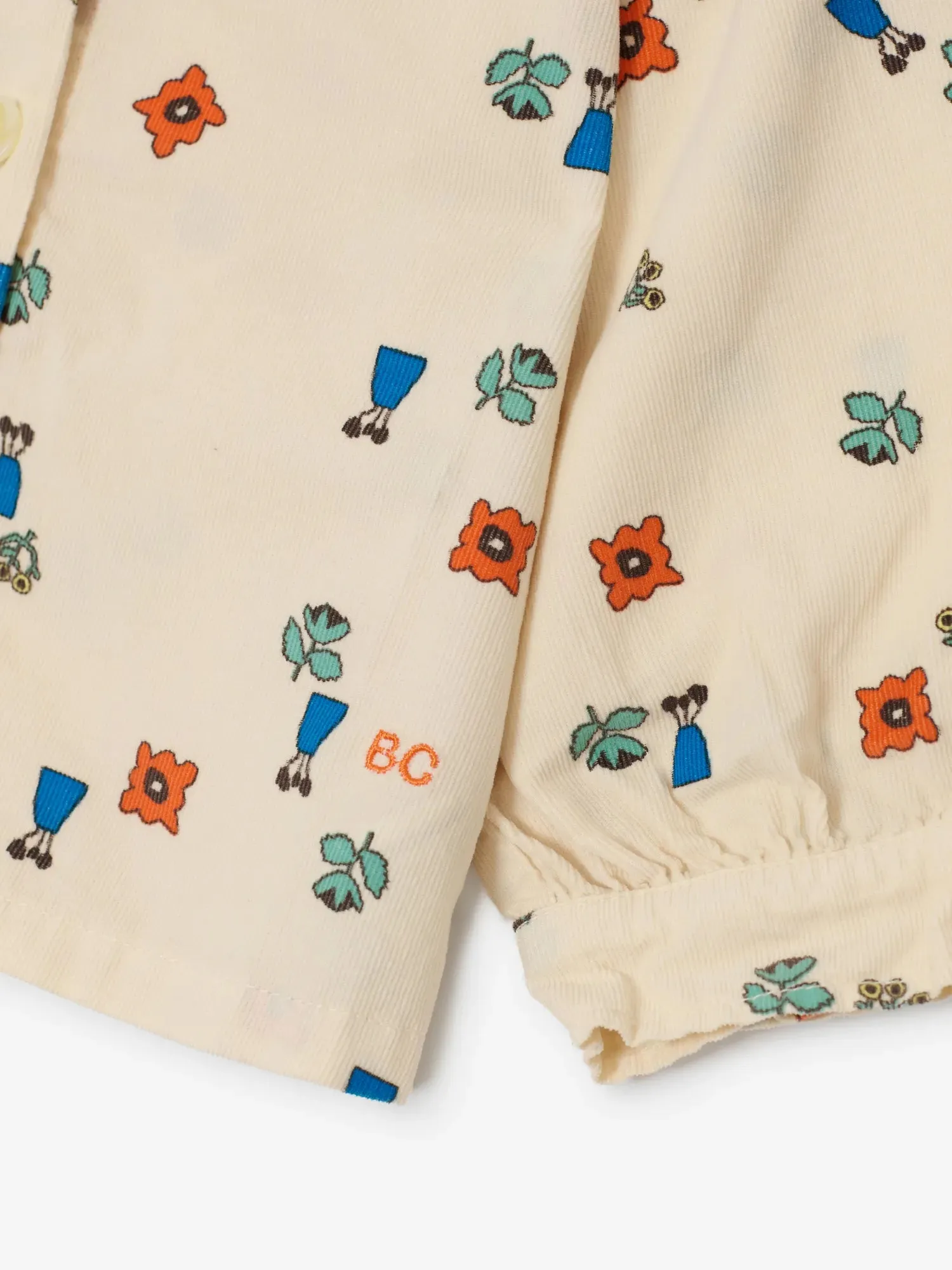 Bobo Choses Blossom bluse offwhite 6 mdr. vævet