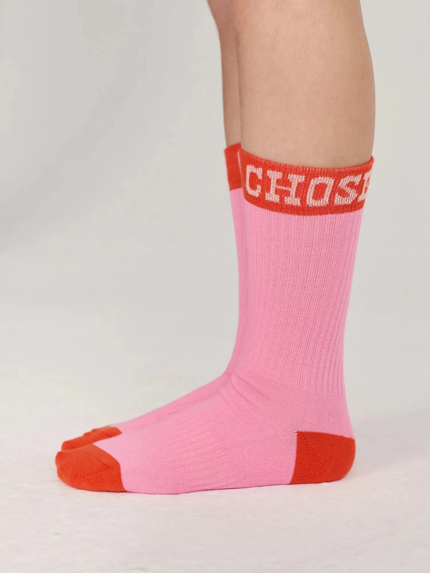Bobo Choses Pop lange strømper fuchsia 23-25 øko