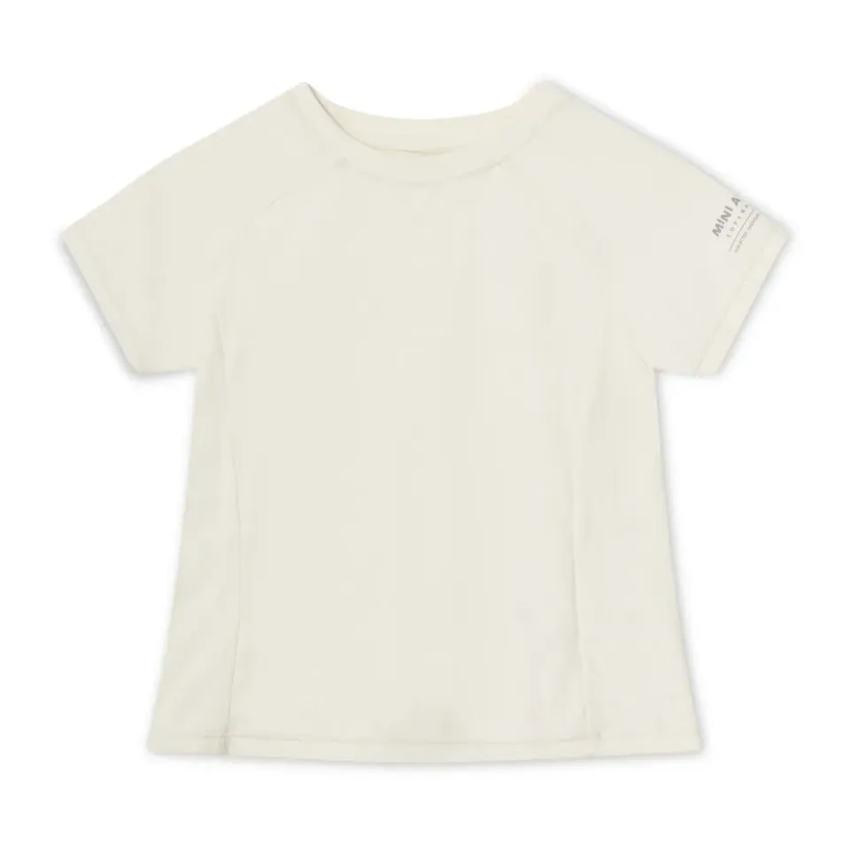 MINI A TURE Matlois t-shirt Papyrus white 2y/92cm kølende