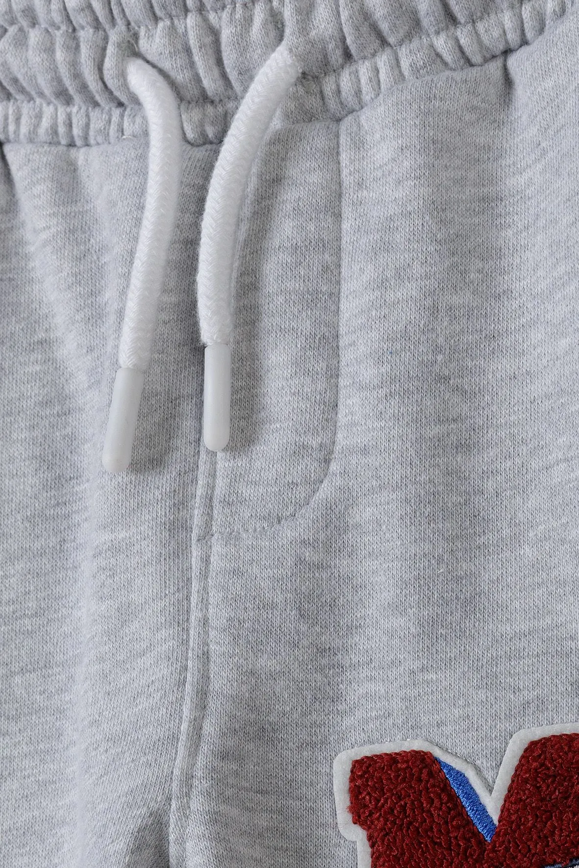 Minoti 40515 joggingbuks grå fleece bomuld