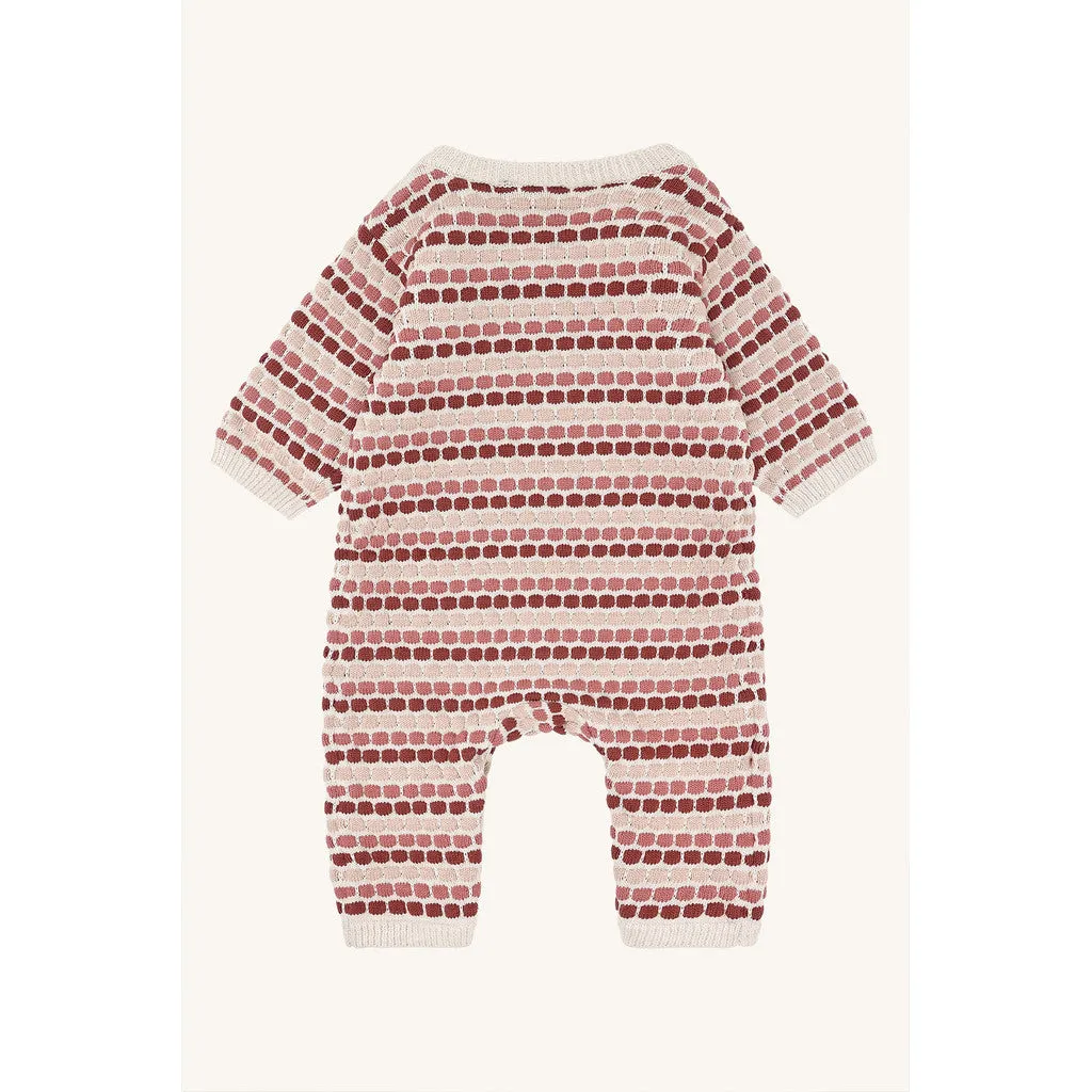 Hust & Claire Mill Dot heldragt Dry Rose øko