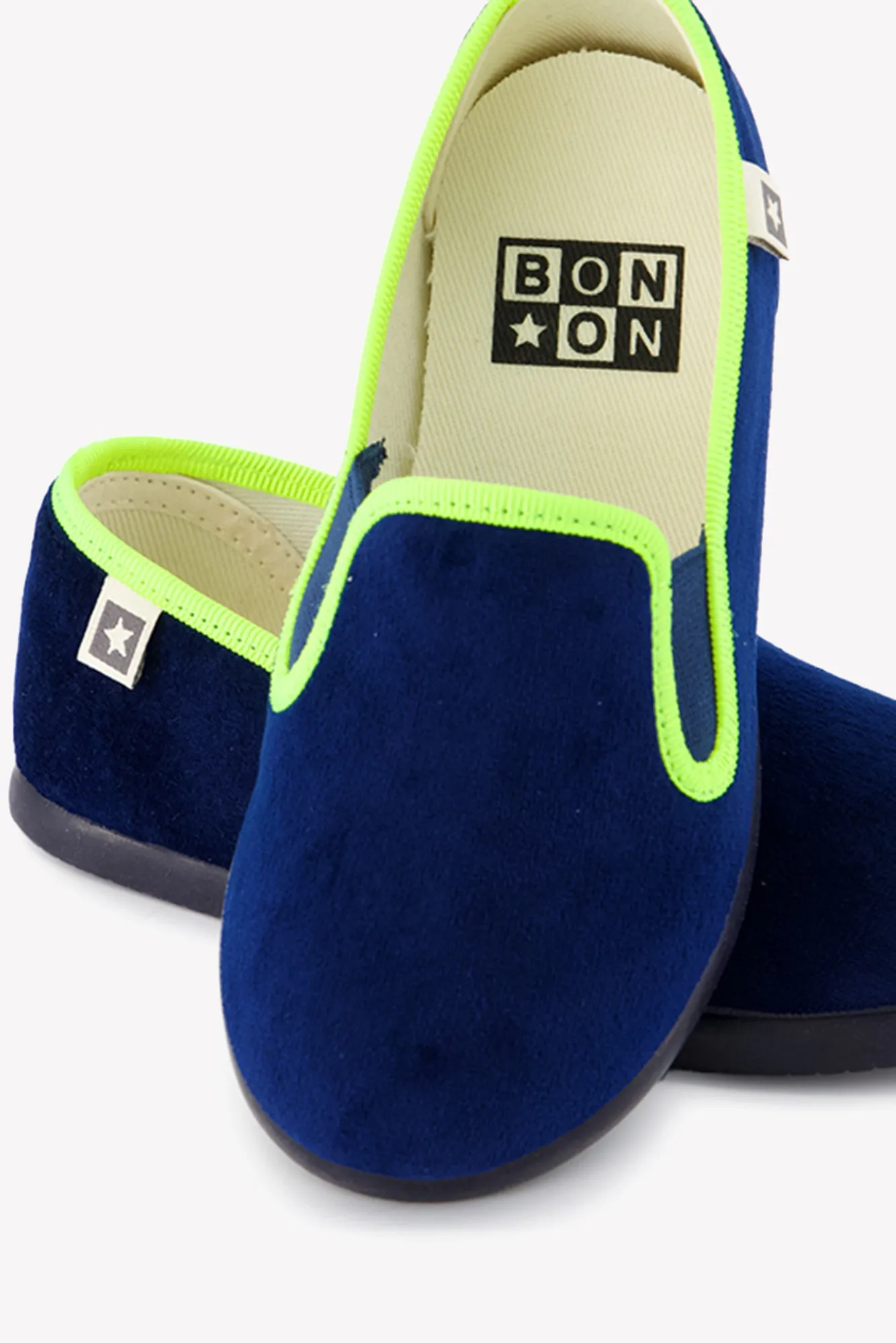 Bonton John sutsko blå velour Brut 19