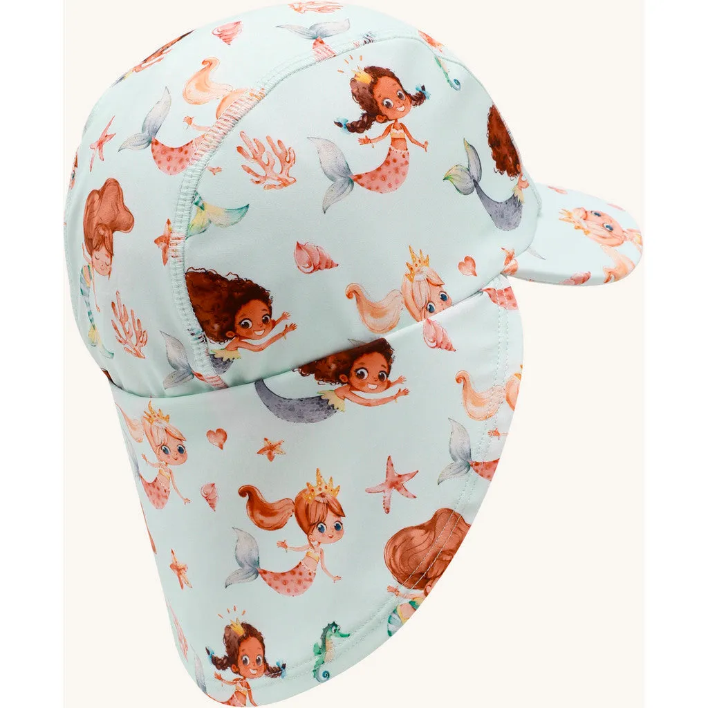 Hust & Claire Fasai badehat Wan Blue genanvendt polyester