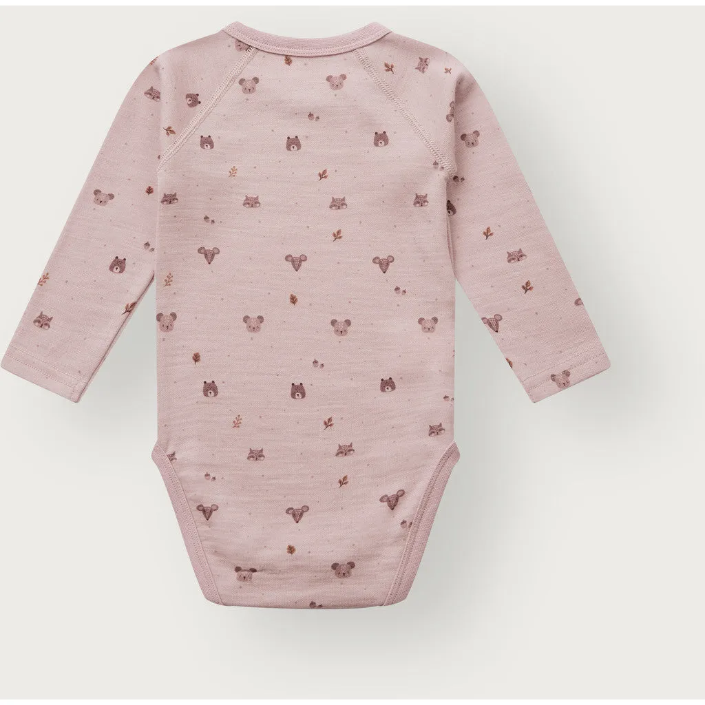 Hust & Claire HC Baloo Wrap Forest slå-om-body Dusty Rose