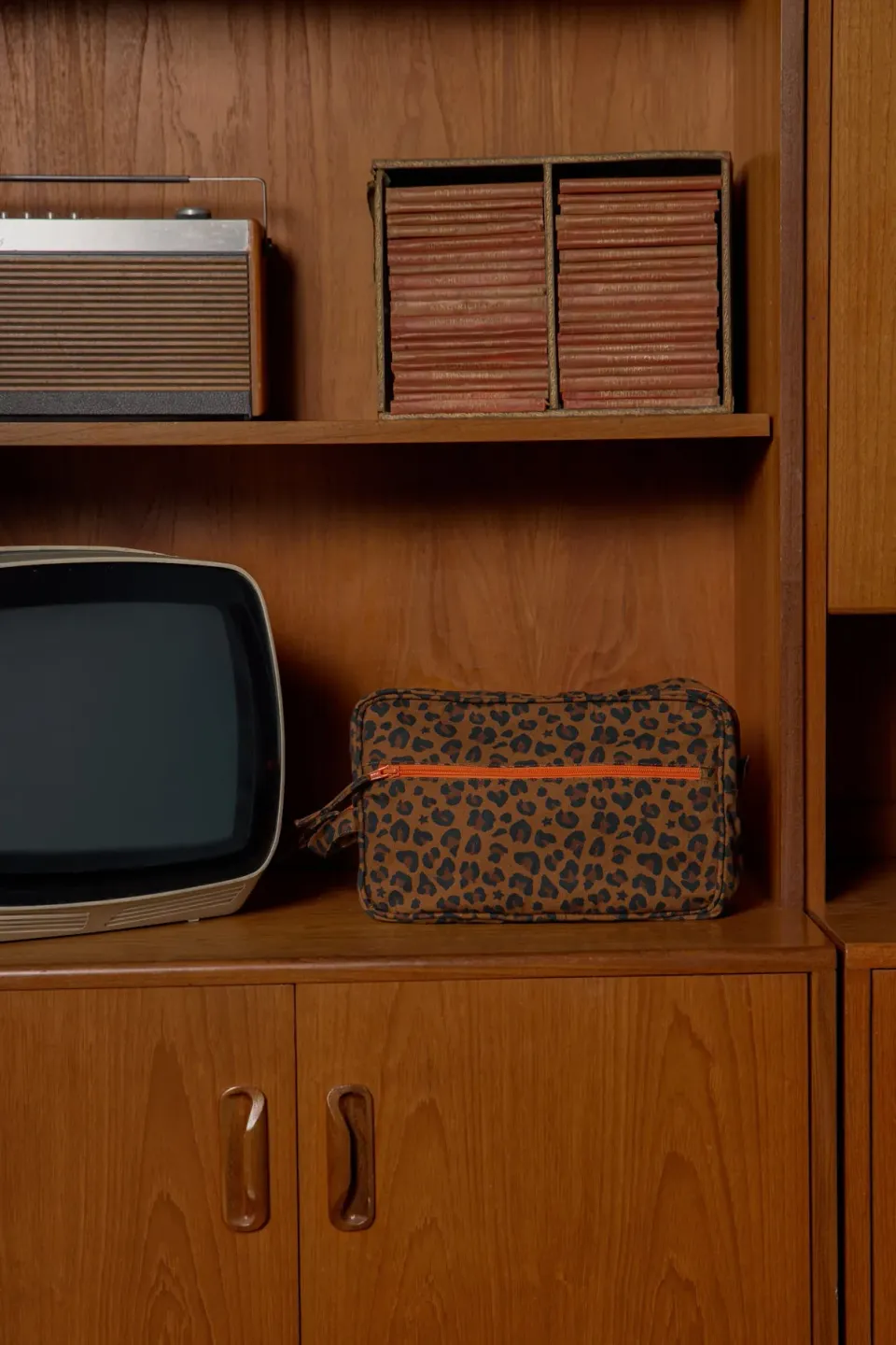 Bonton Leopard penalhus toilettaske bomuld