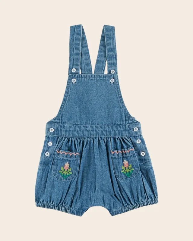 Emile et Ida Poches brodées sparkedragt denim