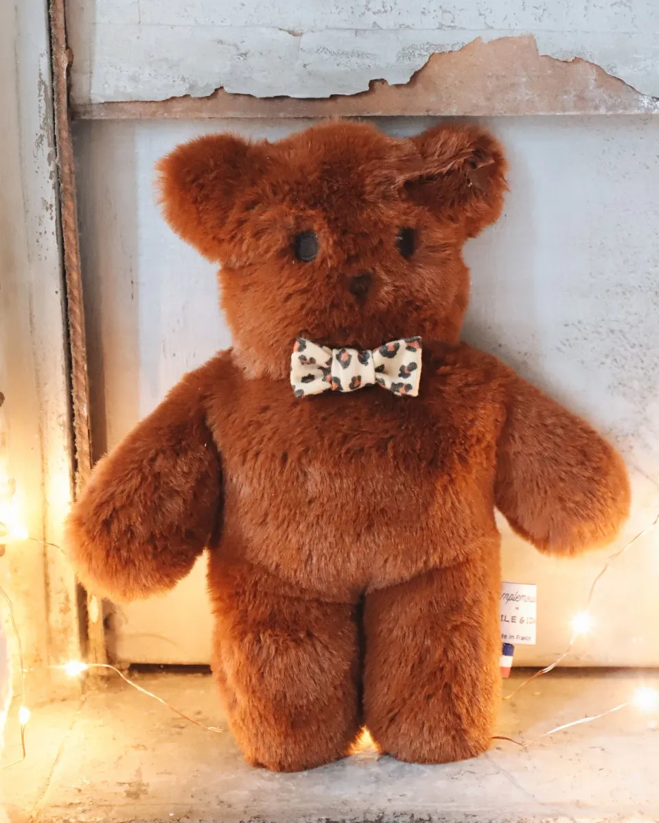 Emile et Ida Nounou bamse rangle rød 20 cm