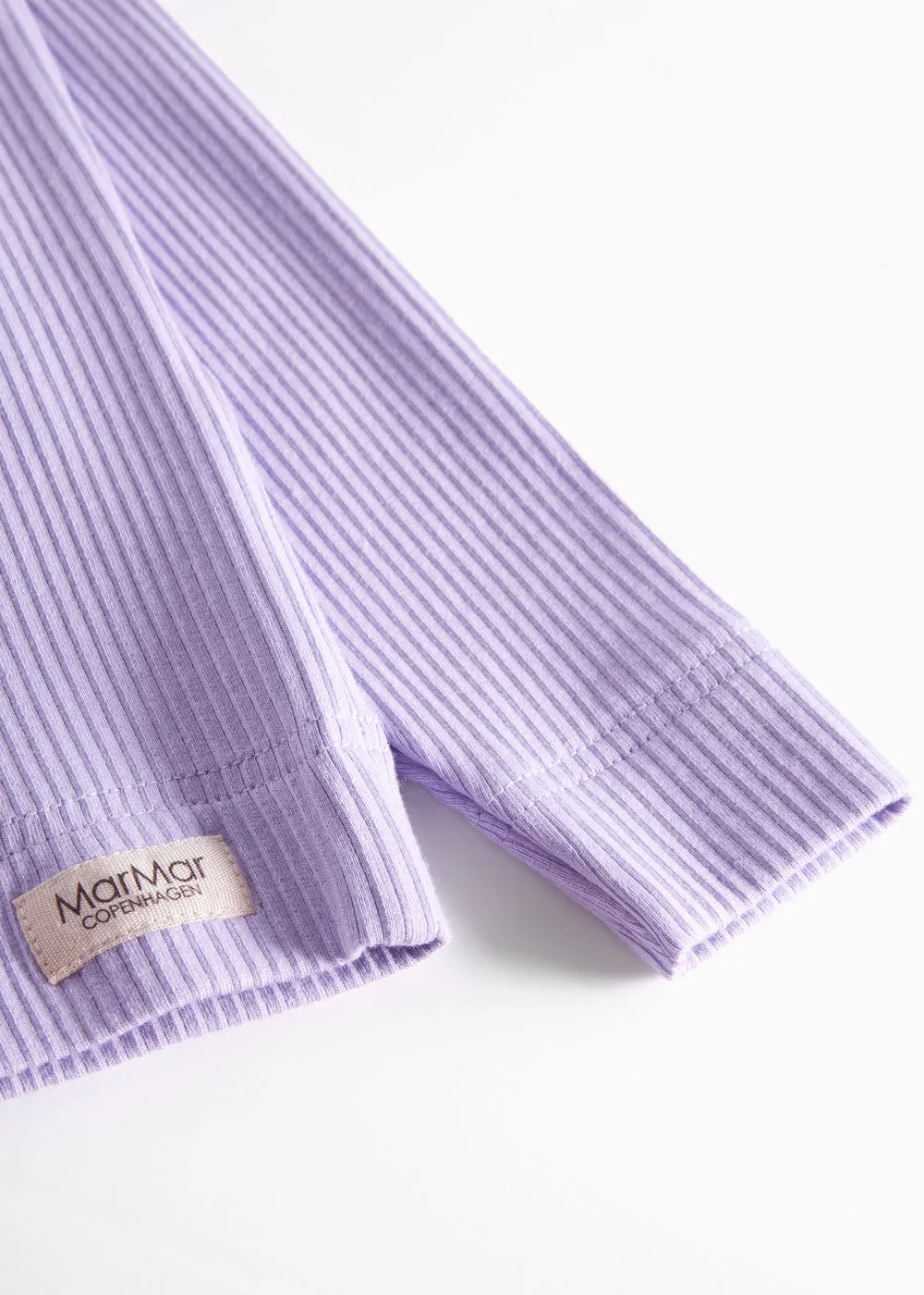 MarMar Tee LS t-shirt Soft Lavender knapper
