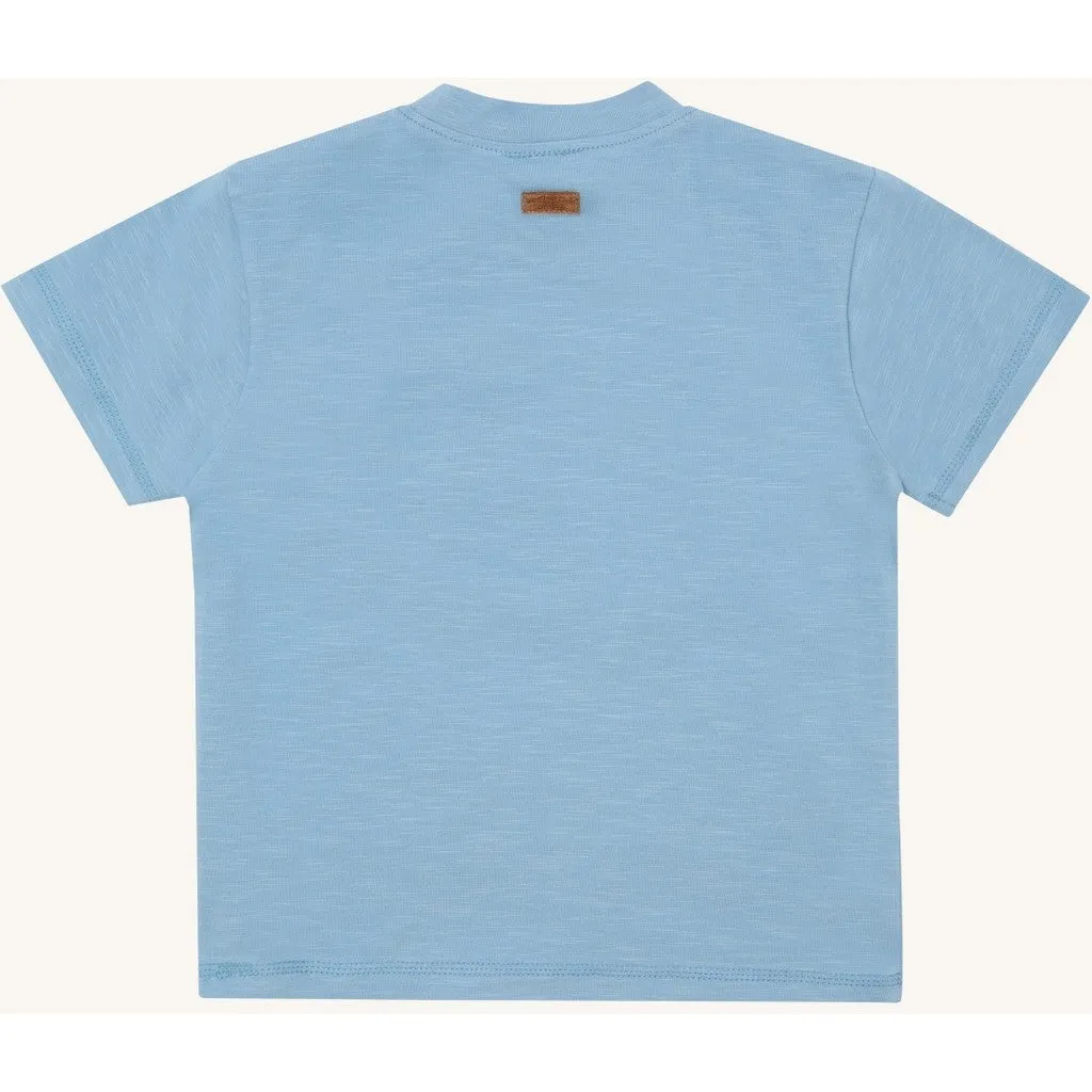 Hust & Claire Arthur Sunset T-shirt Glacier økologisk bomuld