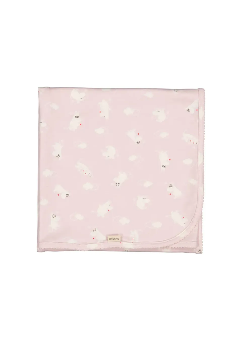 MarMar Copenhagen Alida babytæppe Rose Moomin 80x80