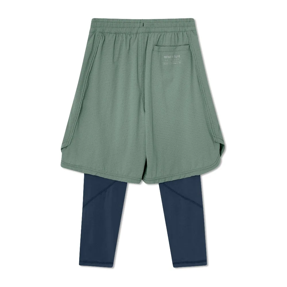 MINI A TURE Matsilas shorts Laurel Green m. leggings