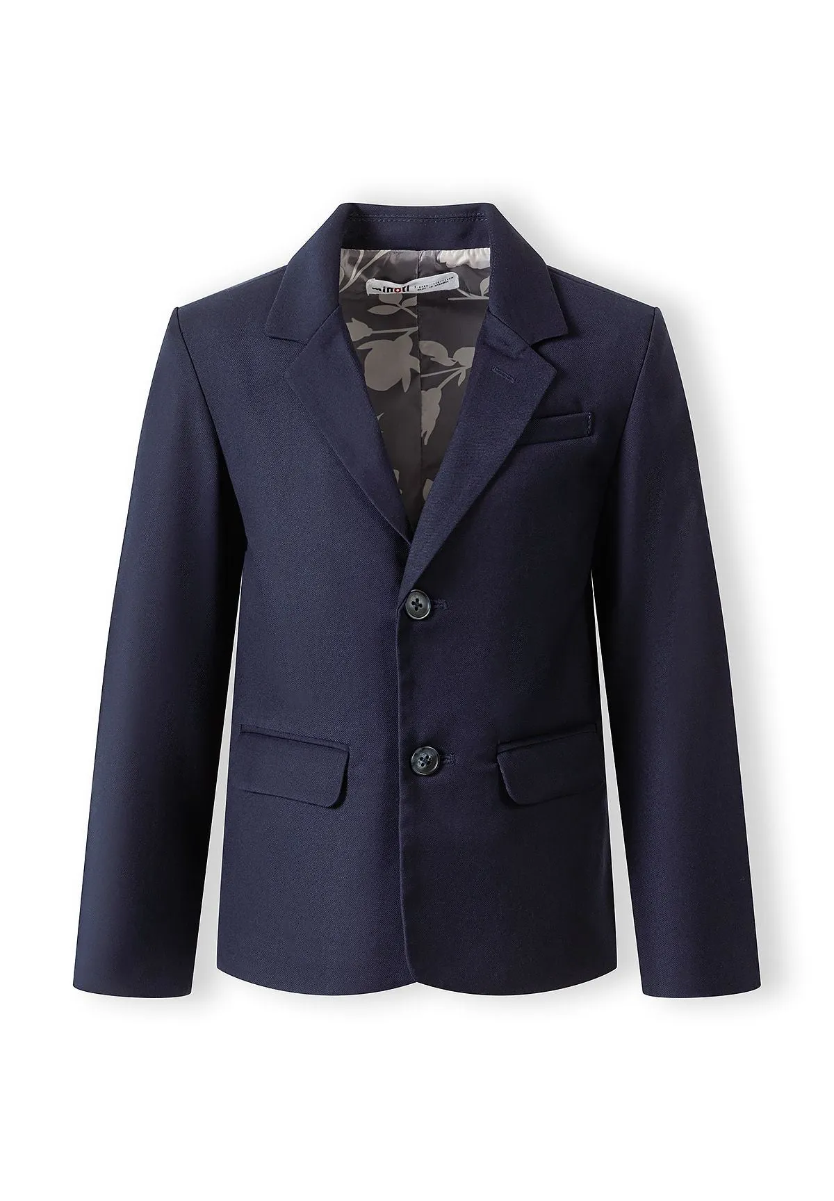 Minoti 44614 blazer til drenge mørkeblå foret