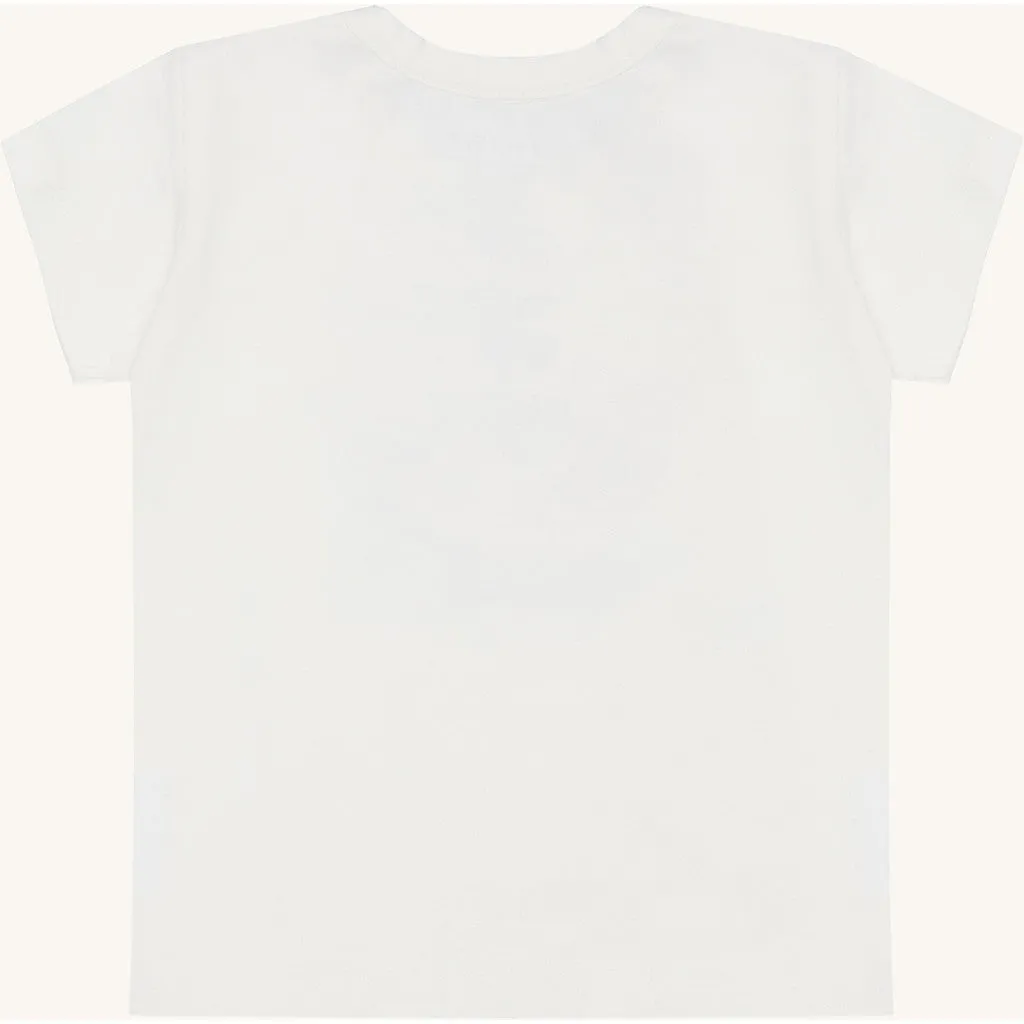 Hust & Claire HCAugust Boat T-shirt Ivory økologisk bomuld