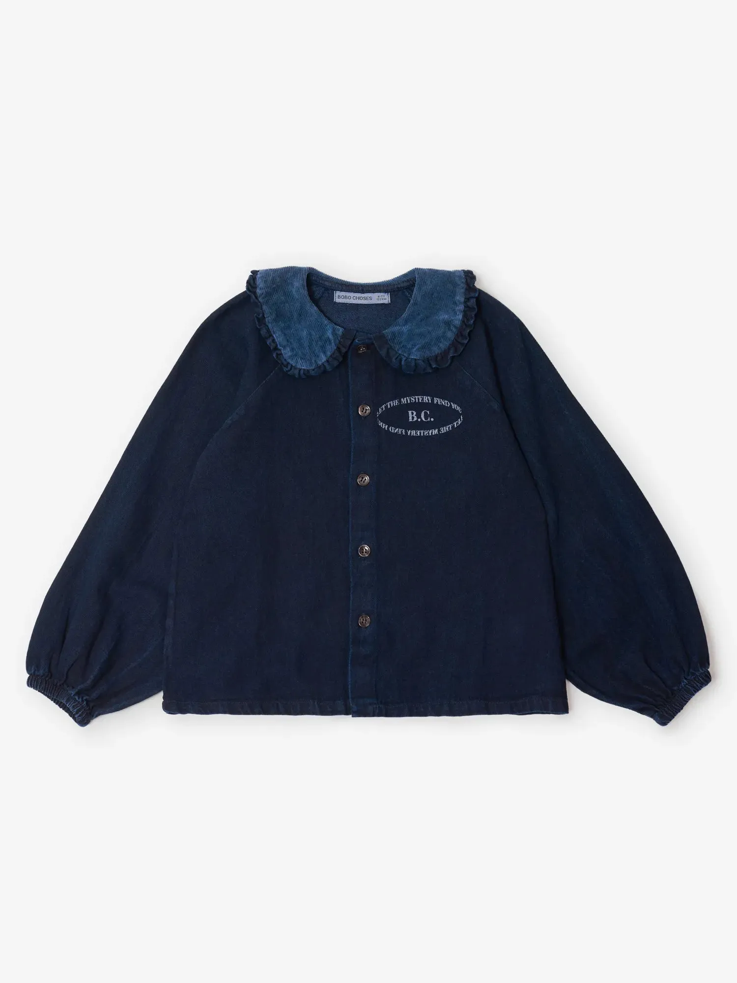 Bobo Choses Mystery BC denimbluse midnight blue løs