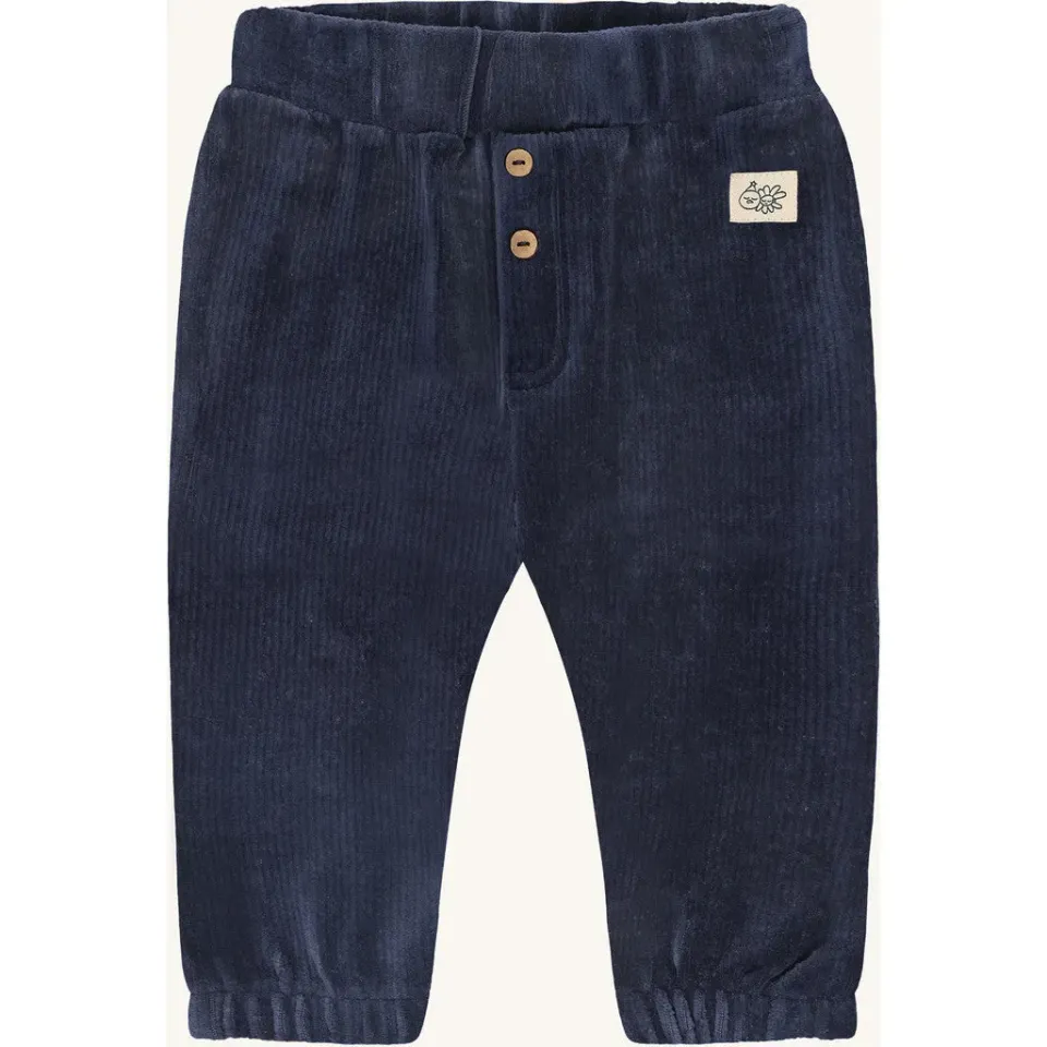 Hust & Claire HCGus velour joggingbukser blues bomuld