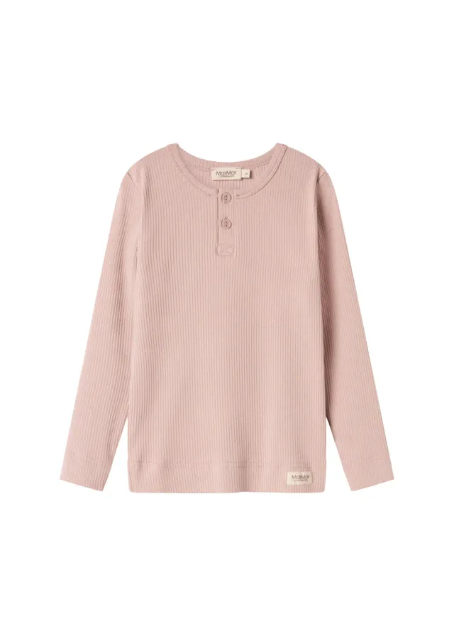 MarMar Tee LS langærmet t-shirt Faded Rose modal