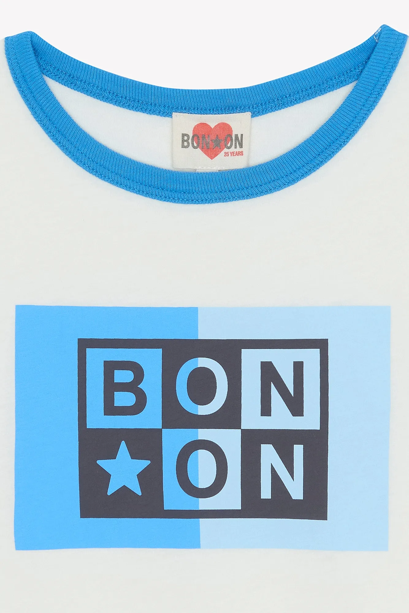 Bonton Napo Milk T-shirt Milk blå grafik