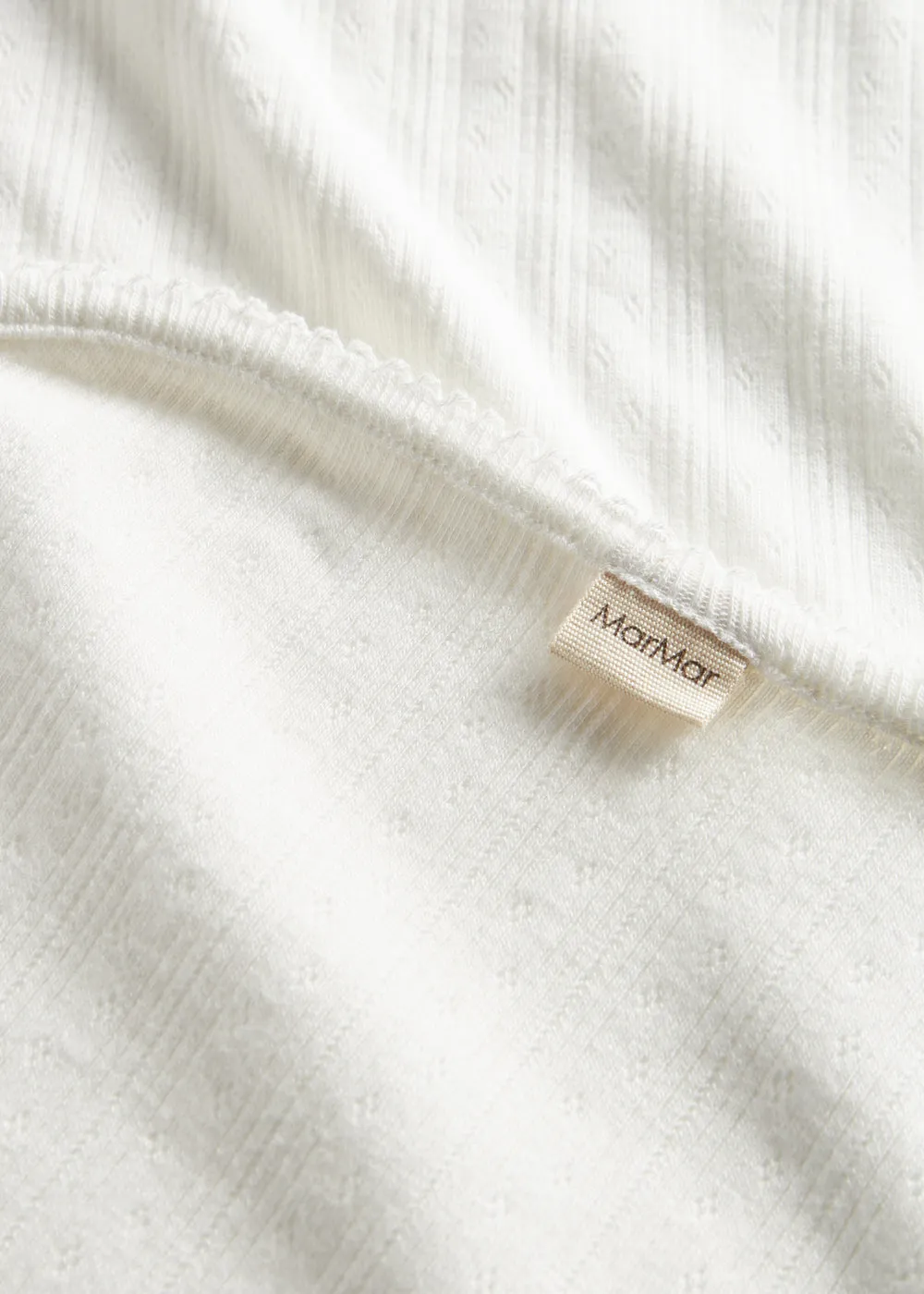 MarMar Alida tæppe Gentle White 80x80 modal