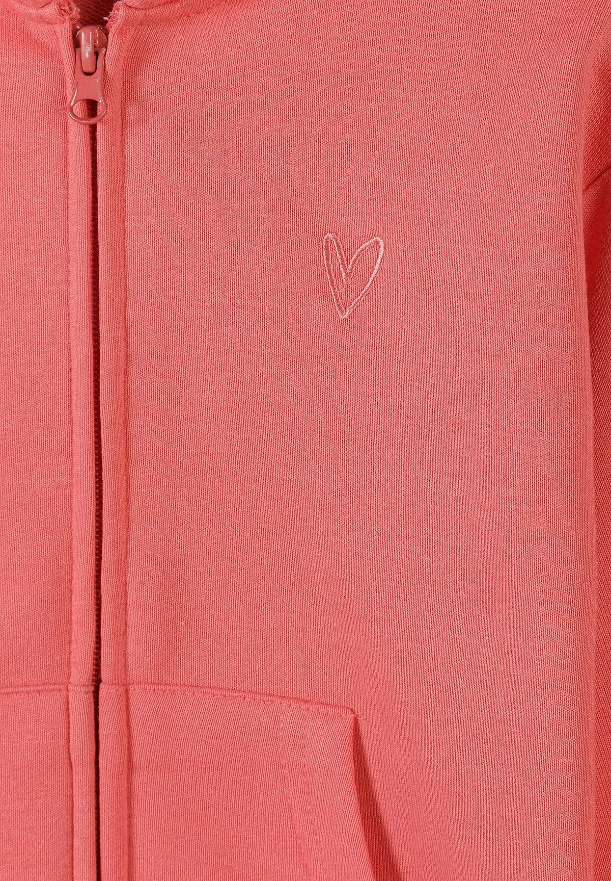 Minoti 44736 zip-hoodie 2-pak koral fløde