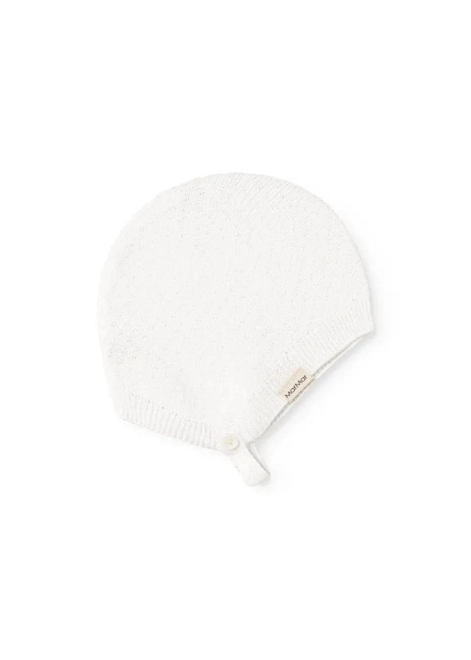 MarMar Aly strikhue Gentle White økobomuld