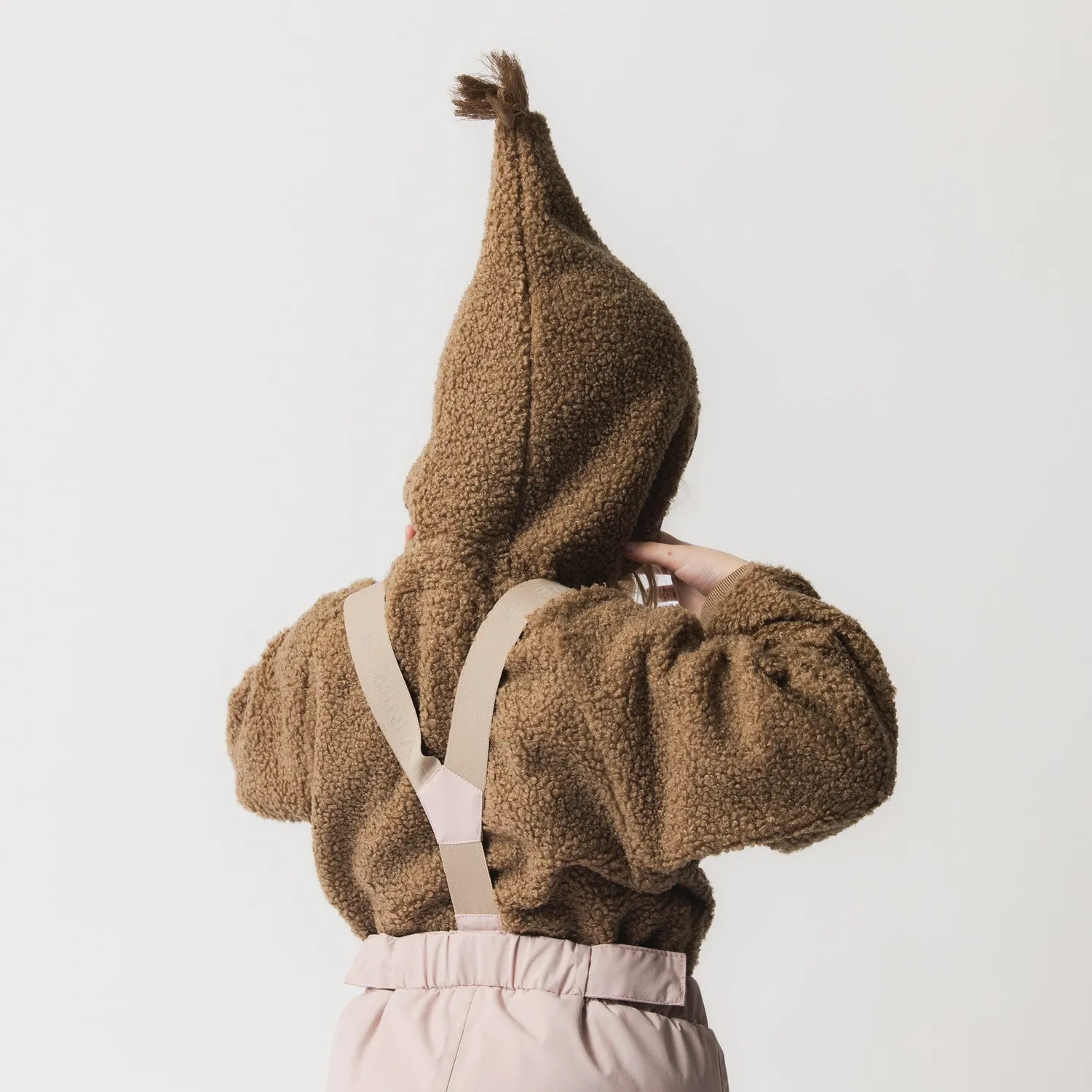 MINI A TURE Matliff teddyjakke Otter brown genanvendt