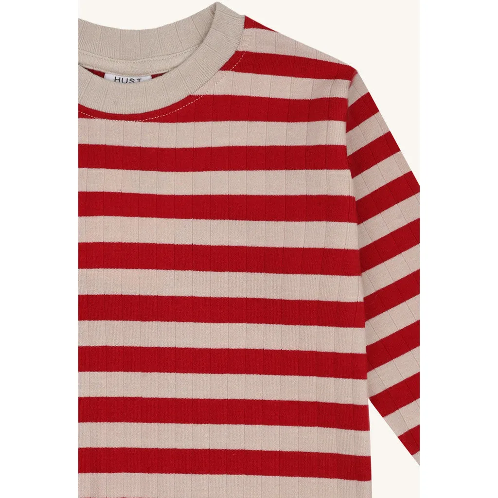 Hust & Claire Anton bluse Warm Red økologisk