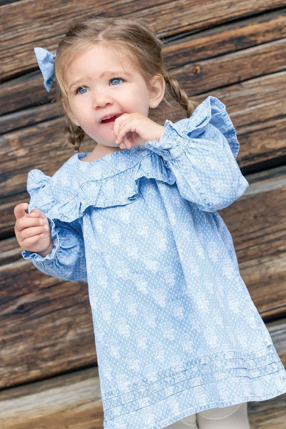 Bonton Maggie Mini Bandana kjole blå baby
